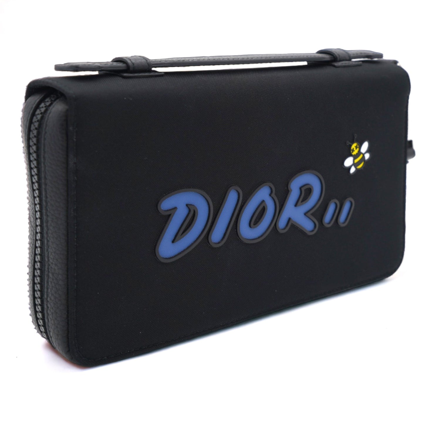 Dior X Kaws Bee Nylon Organizer Wallet
