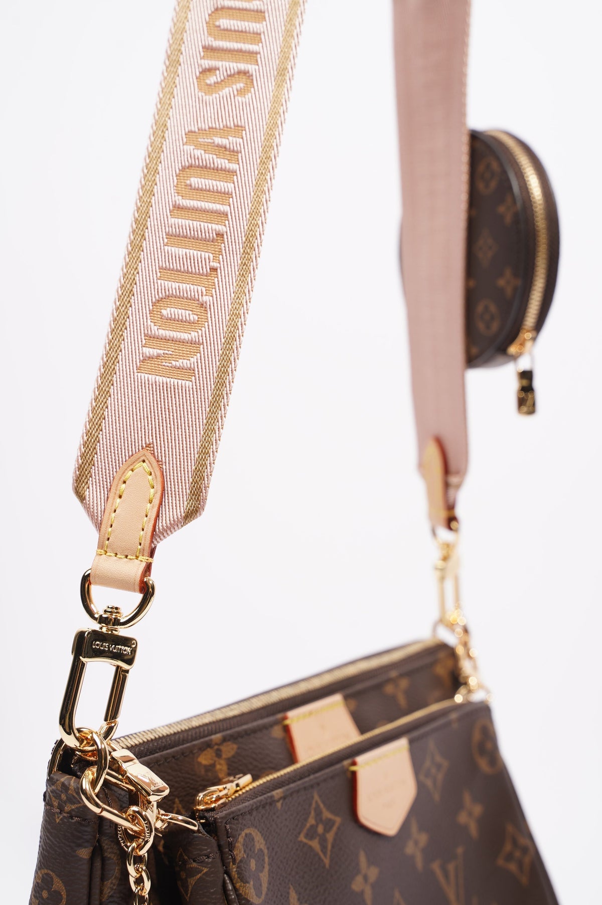 Louis Vuitton Womens Multi Pochette Bag Monogram Canvas