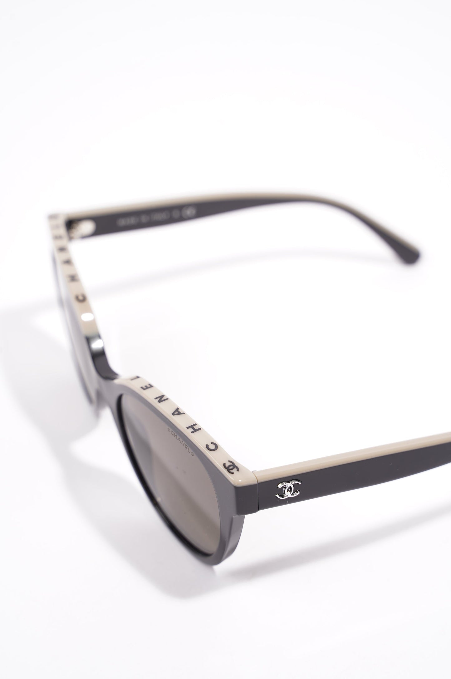 Chanel Butterfly Sunglasses Black Acetate 140