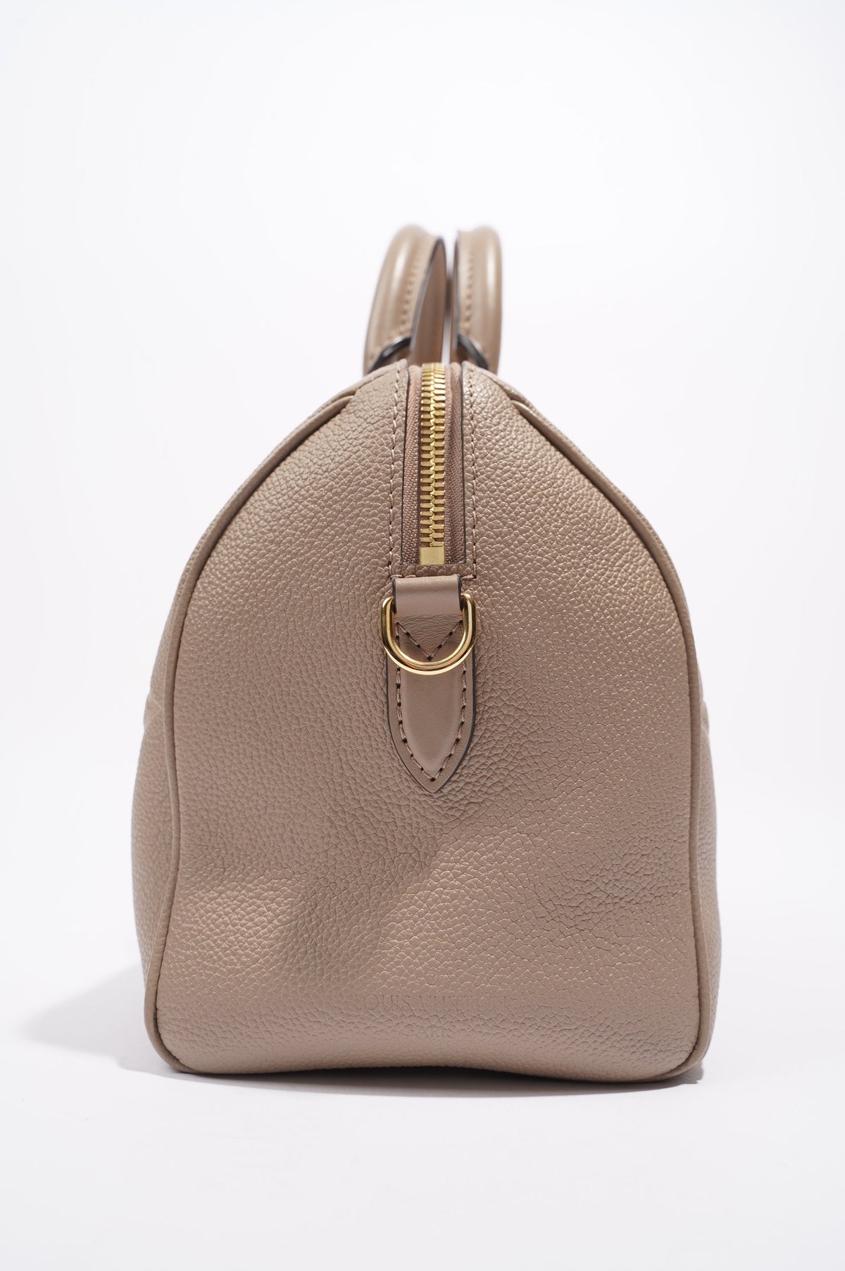 Louis Vuitton Speedy Bandouliere Grey Empreinte Leather 25