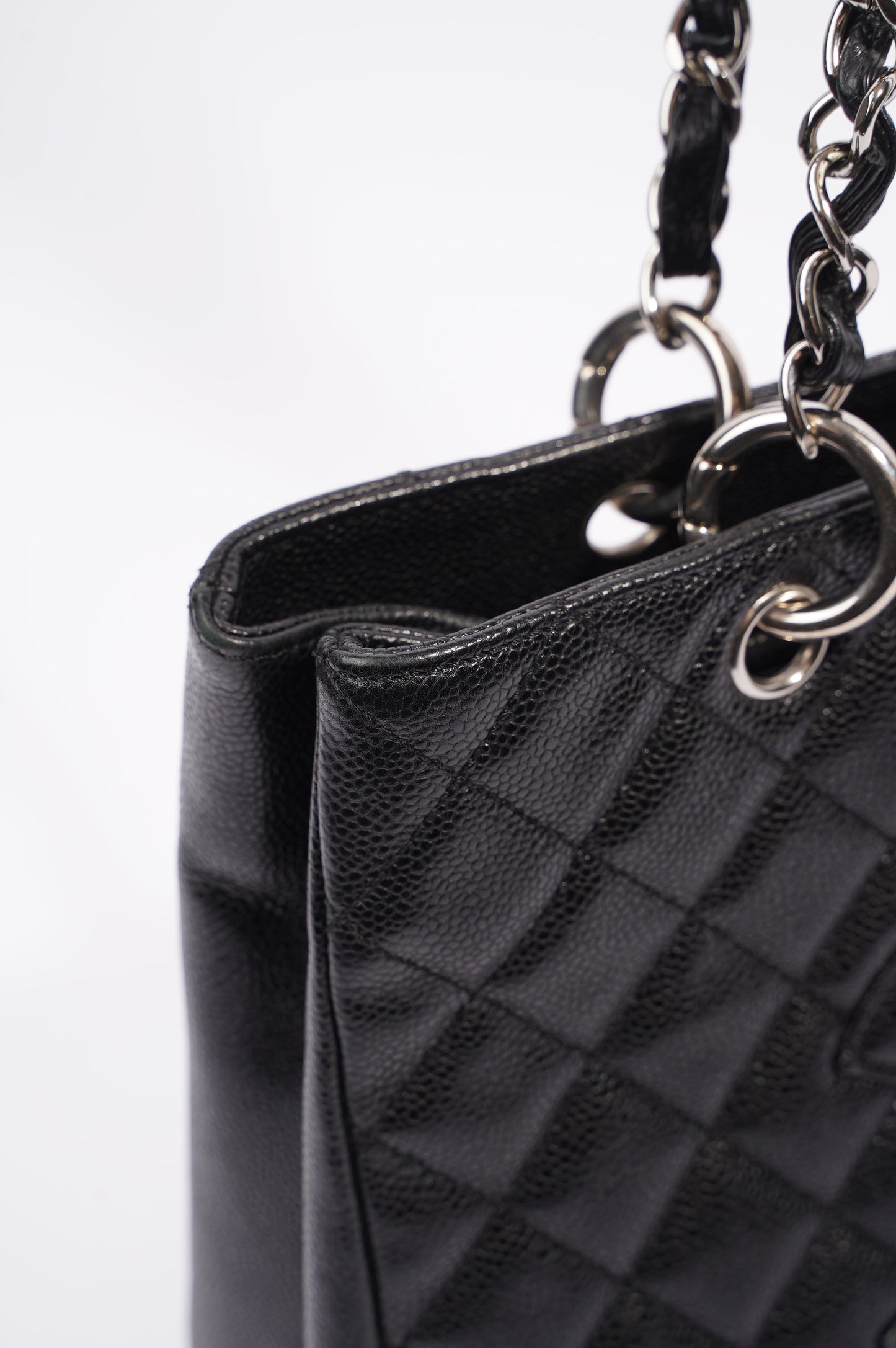 Chanel Womens Grand Shopping Tote Black