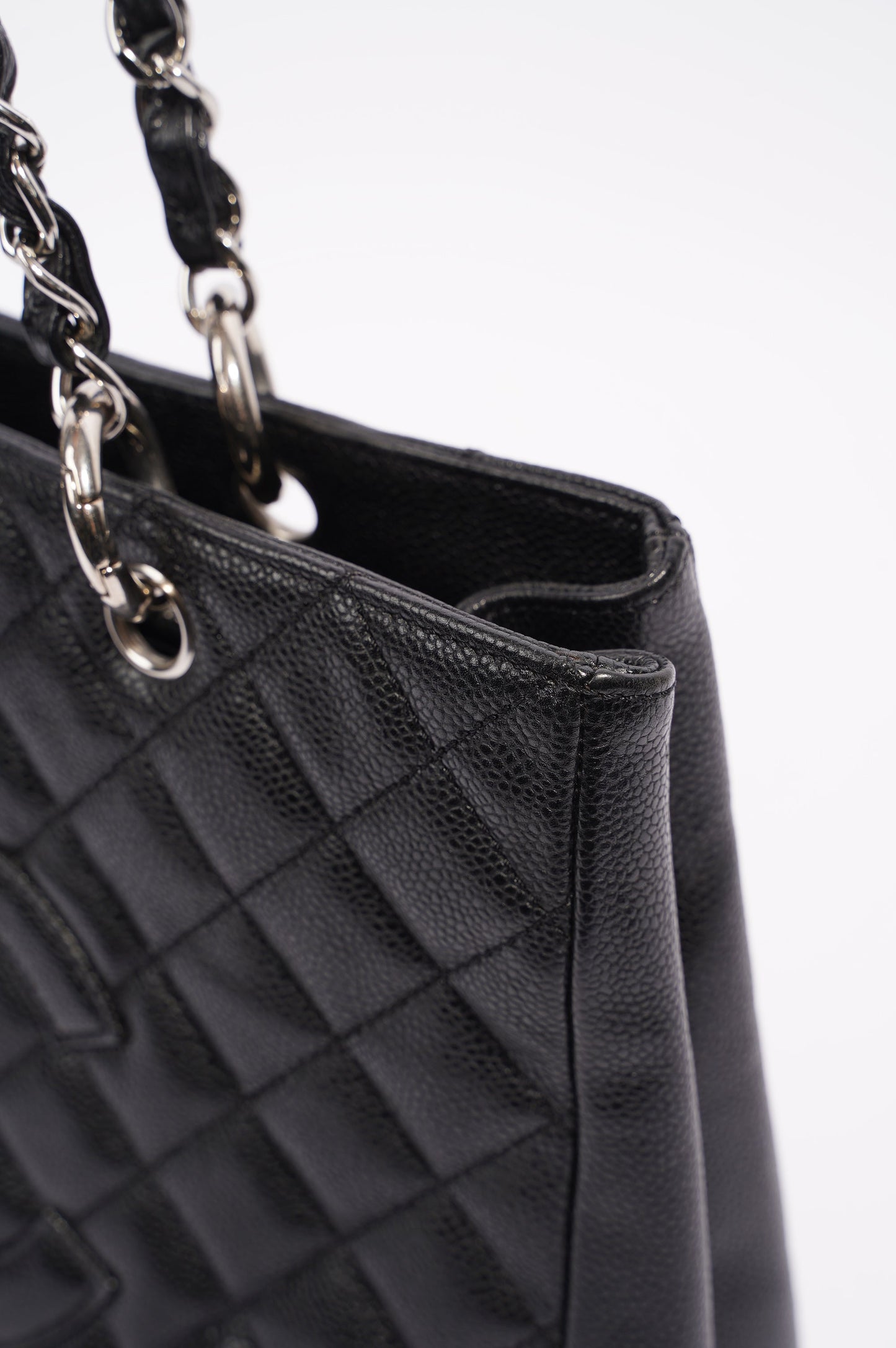 Chanel Womens Grand Shopping Tote Black