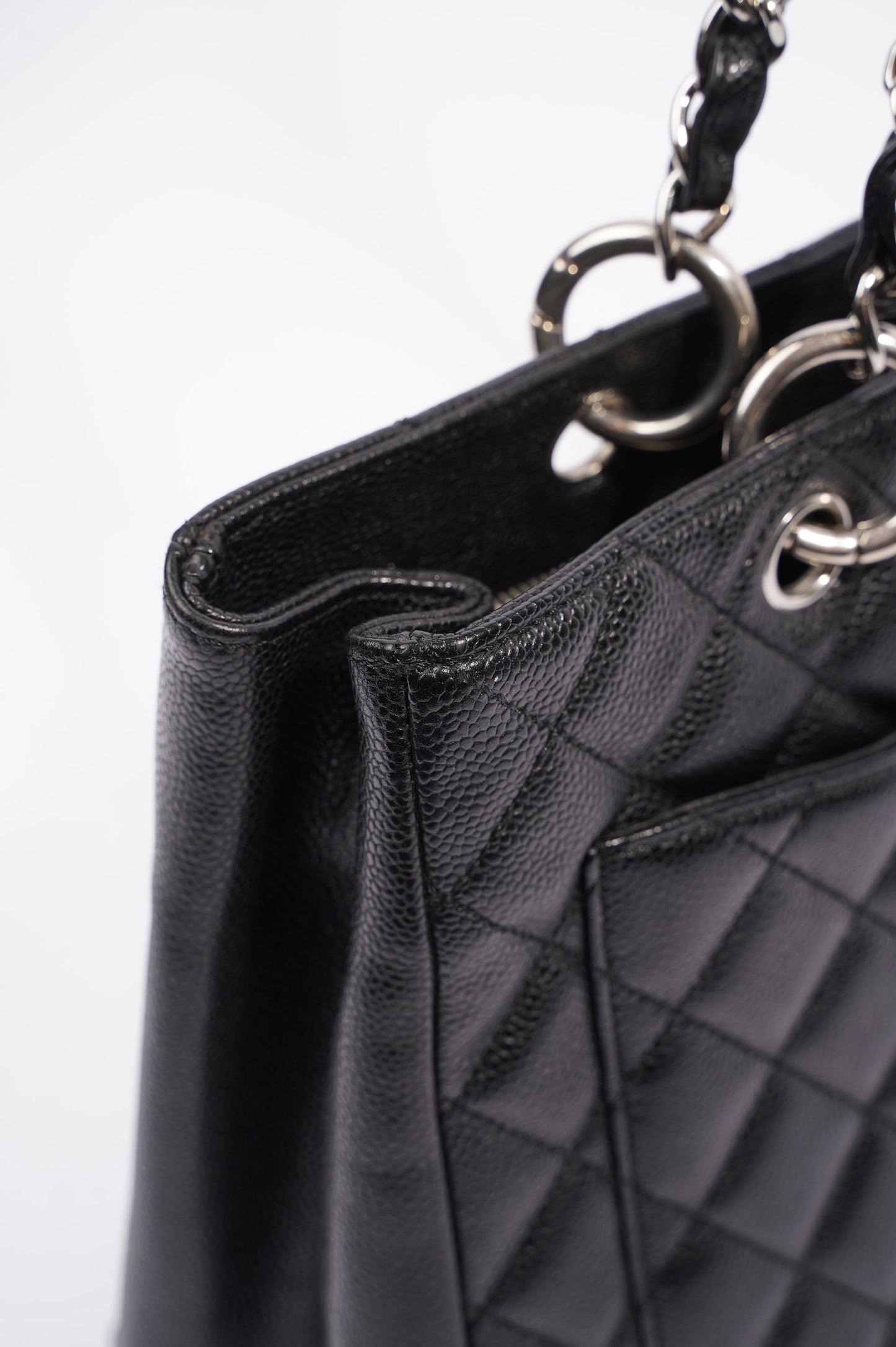 Chanel Womens Grand Shopping Tote Black