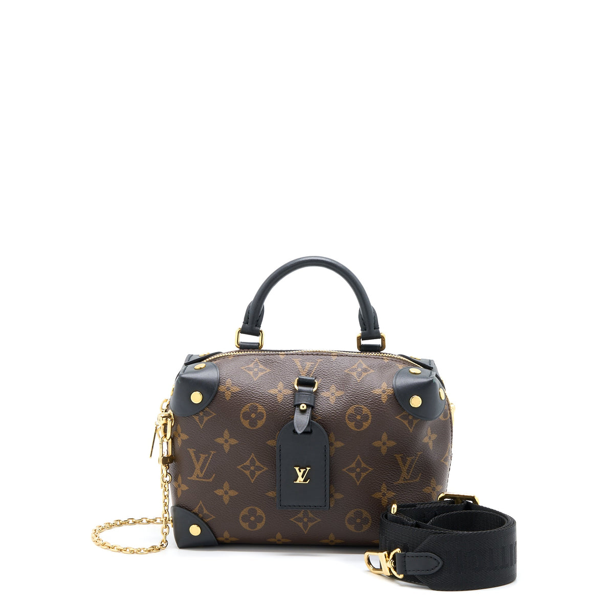 Louis Vuitton Petite Malle Souple Monogram Canvas GHW