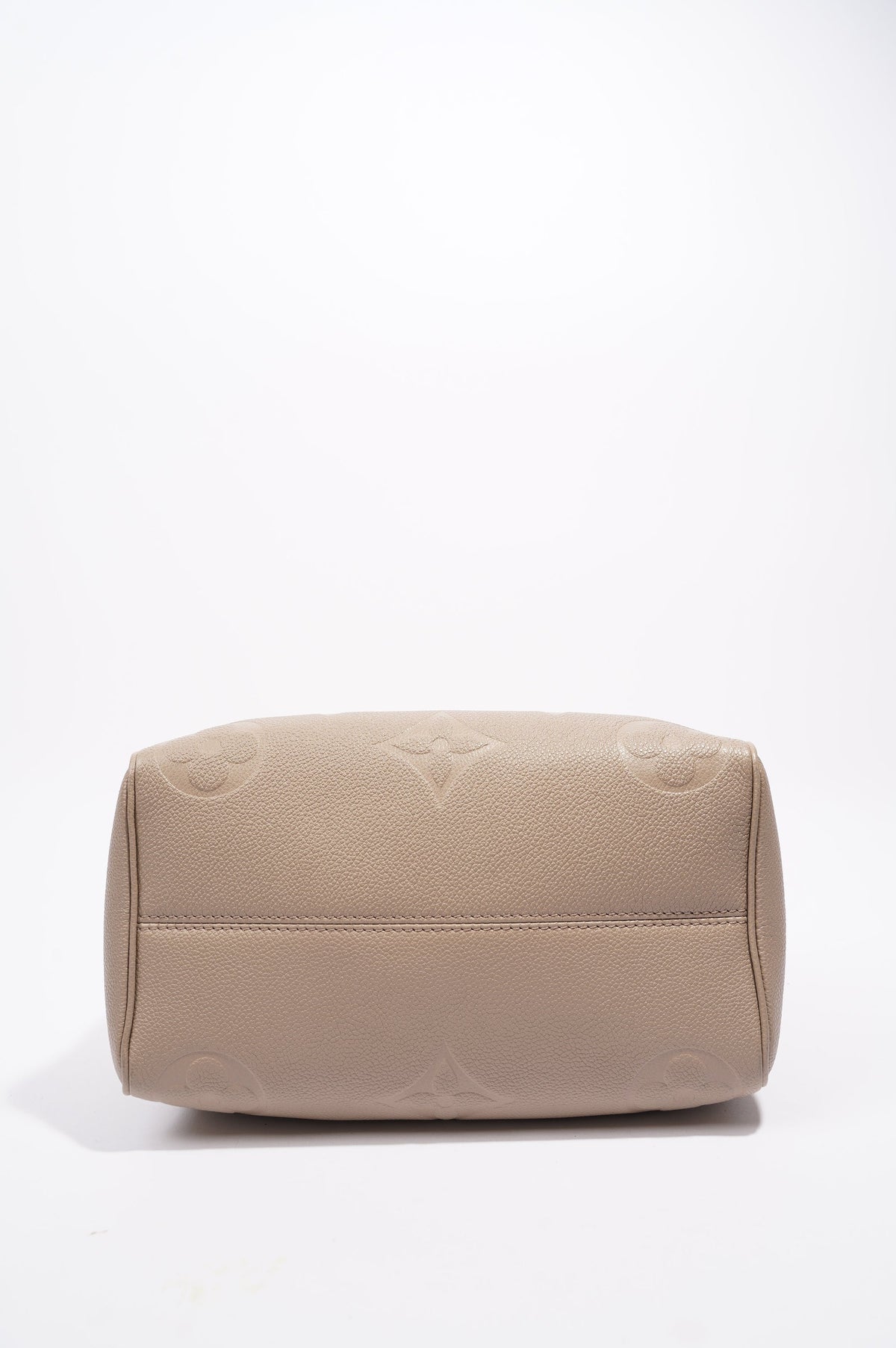 Louis Vuitton Speedy Bandouliere Grey Empreinte Leather 25