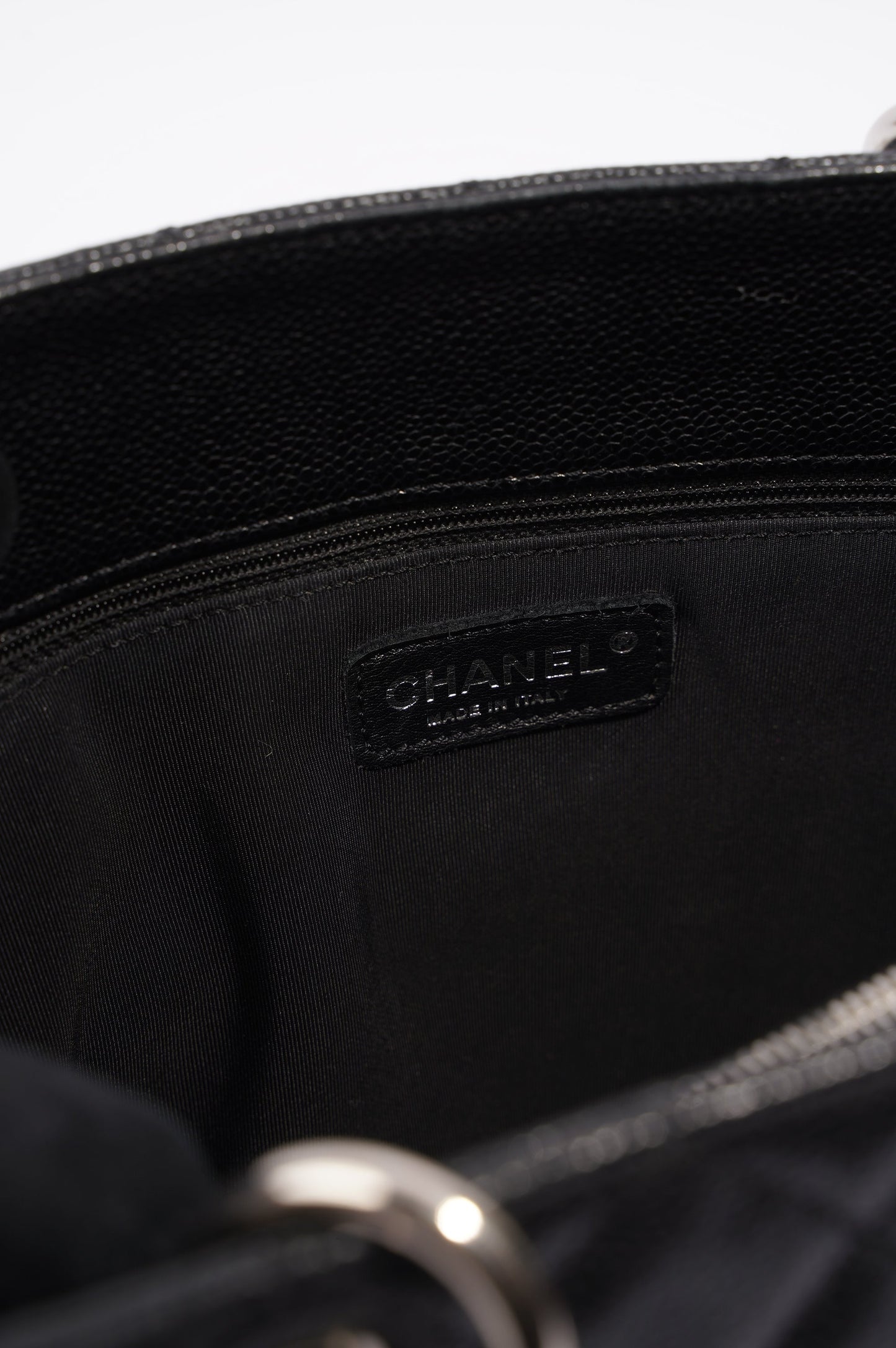 Chanel Womens Grand Shopping Tote Black