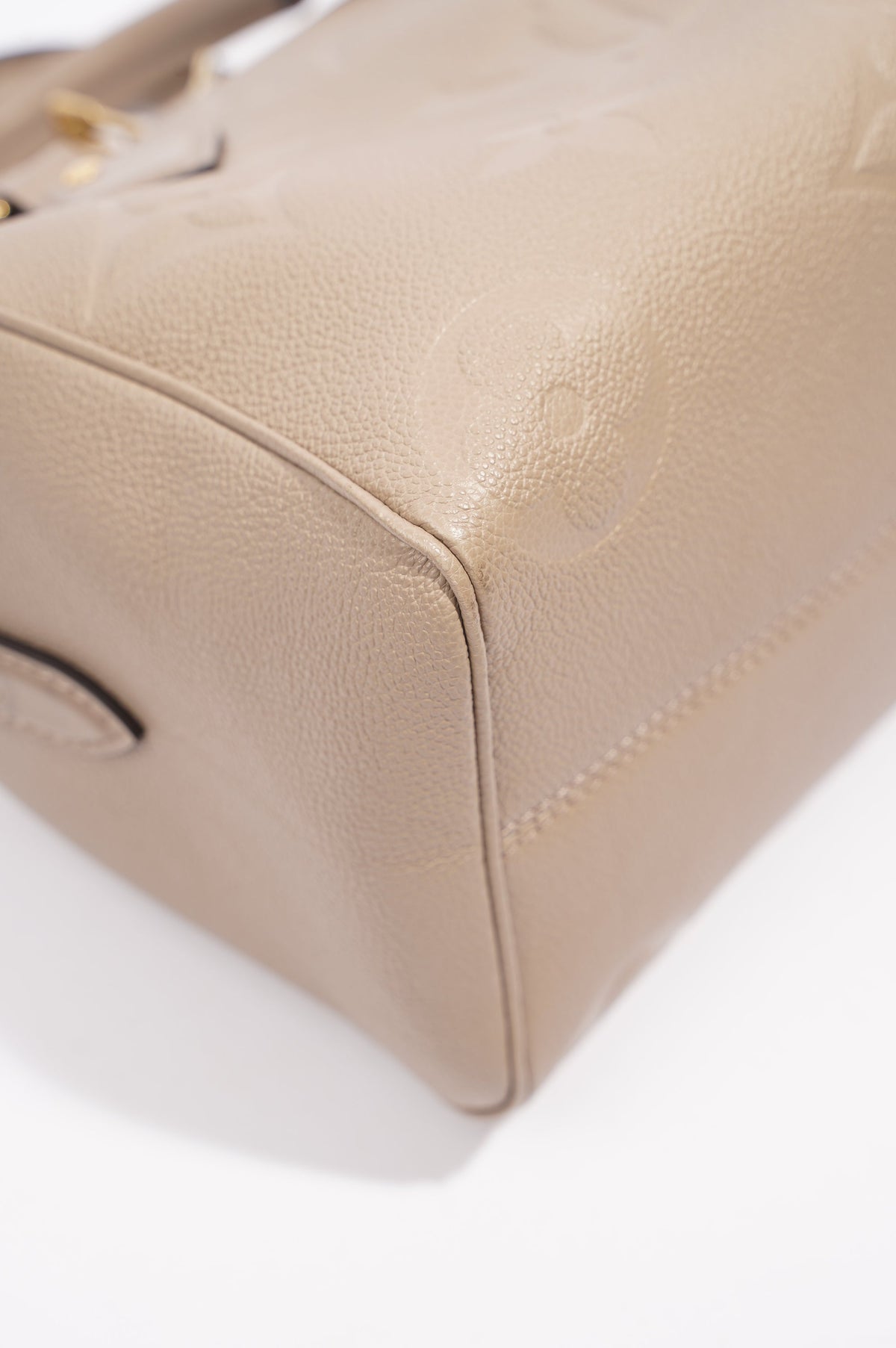 Louis Vuitton Speedy Bandouliere Grey Empreinte Leather 25
