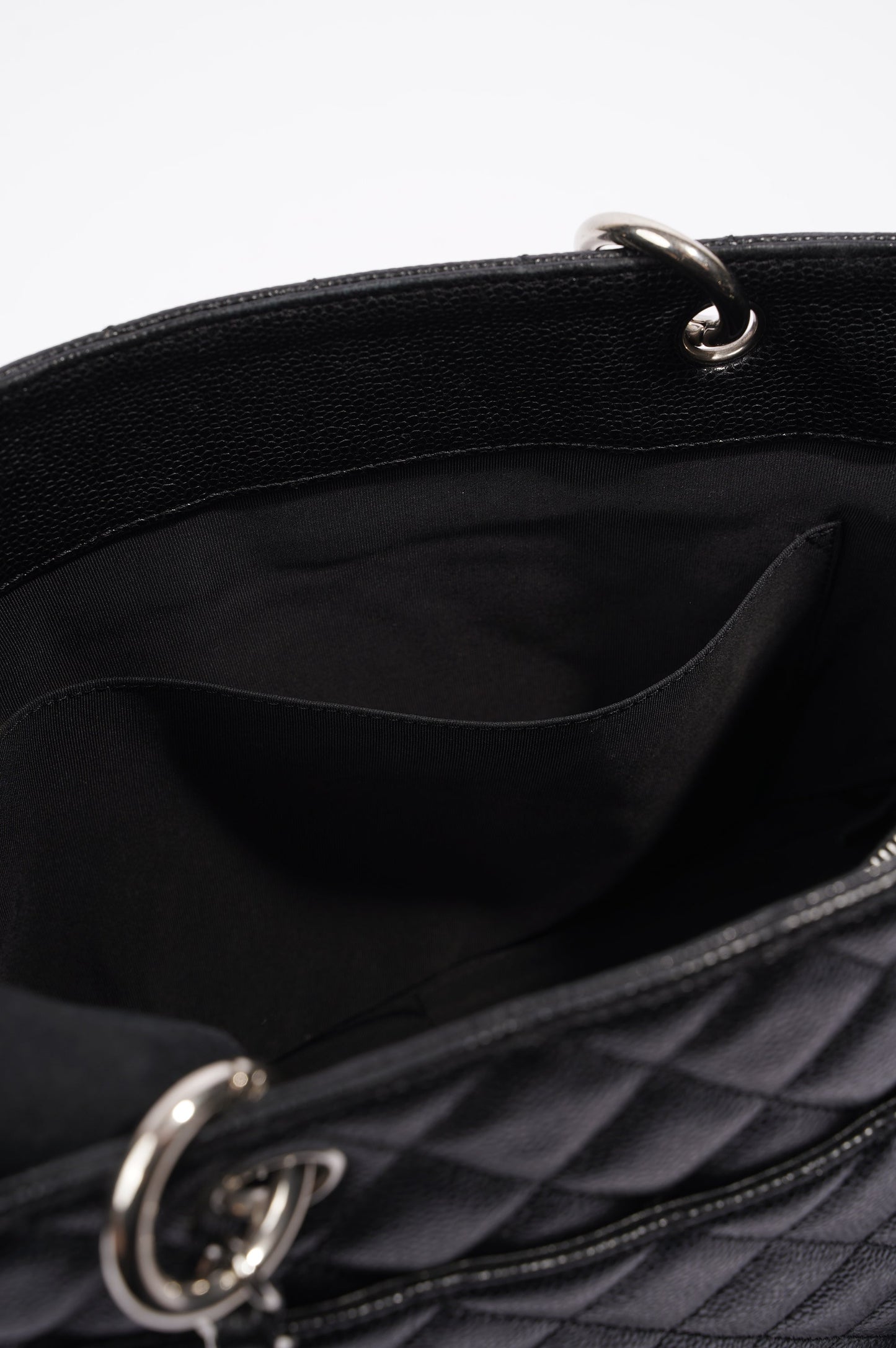 Chanel Womens Grand Shopping Tote Black