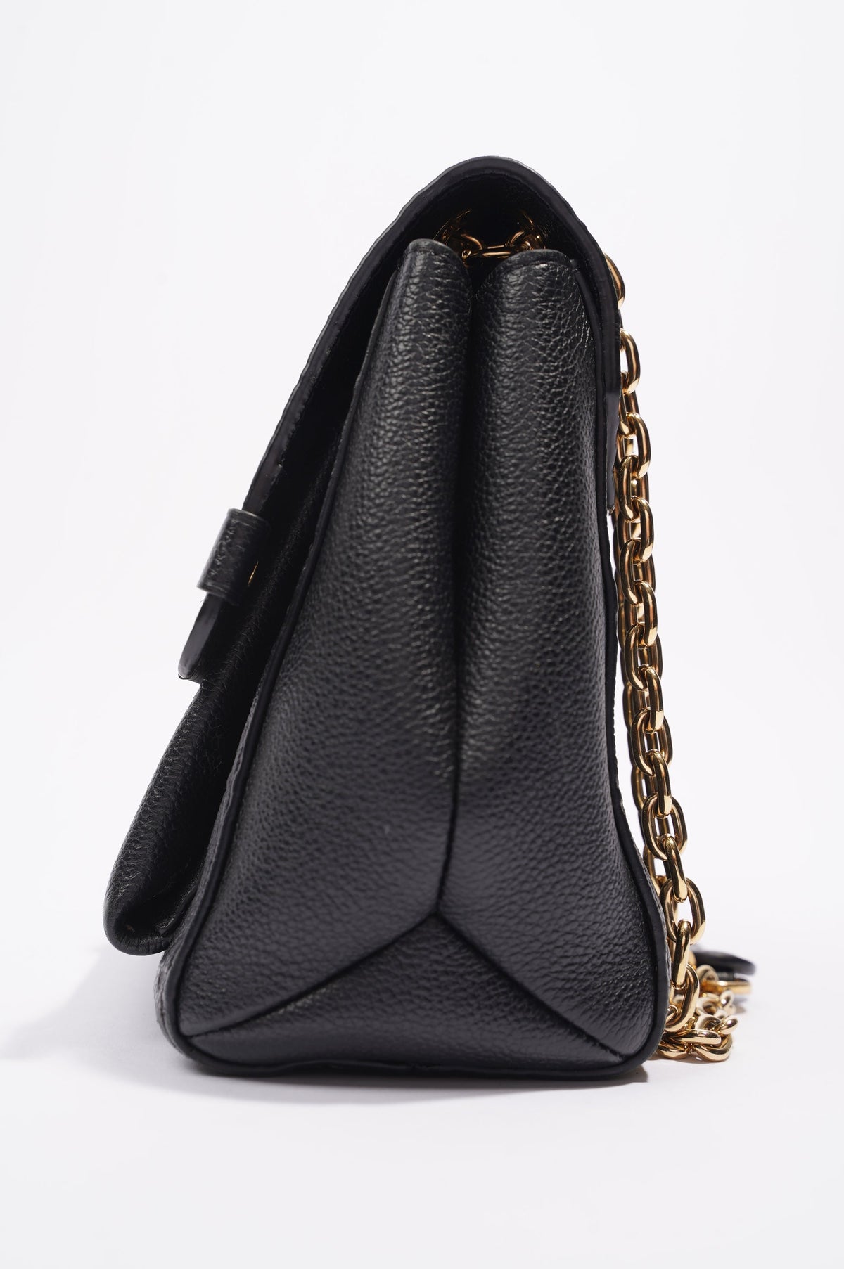 Louis Vuitton Womens Vavin Bag Black Leather PM