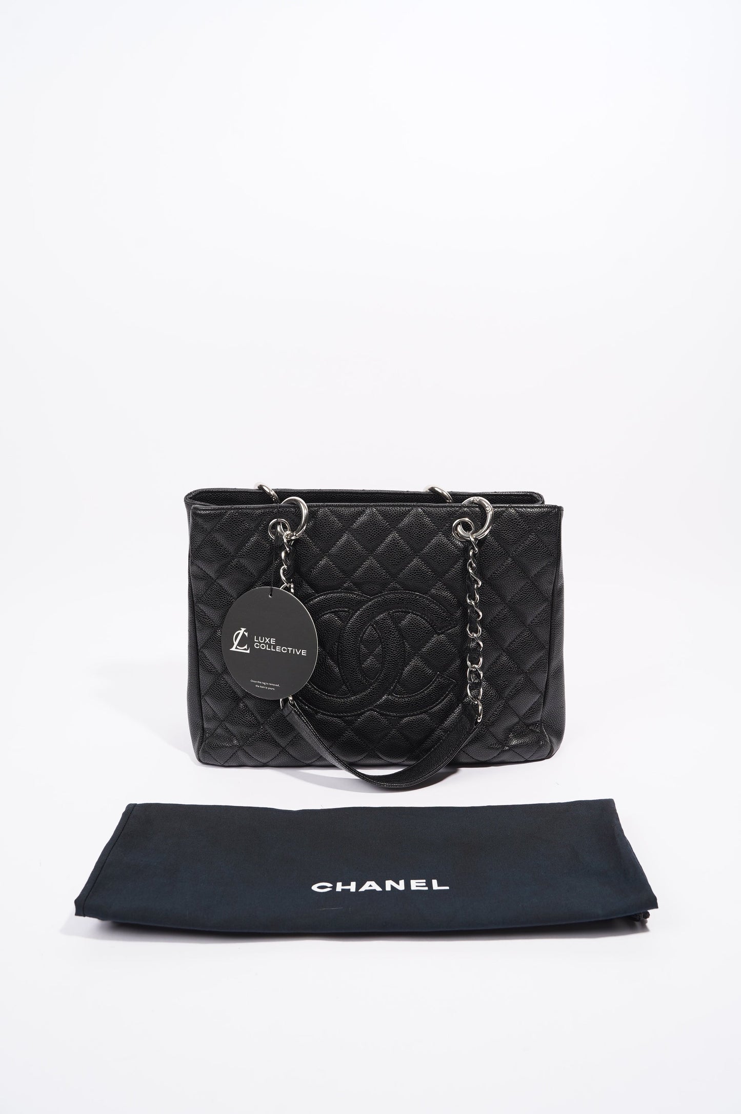 Chanel Womens Grand Shopping Tote Black