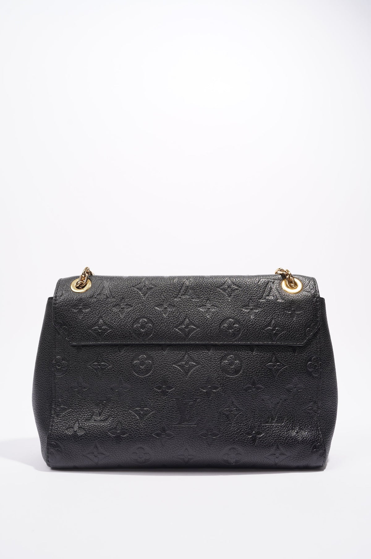 Louis Vuitton Womens Vavin Bag Black Leather PM