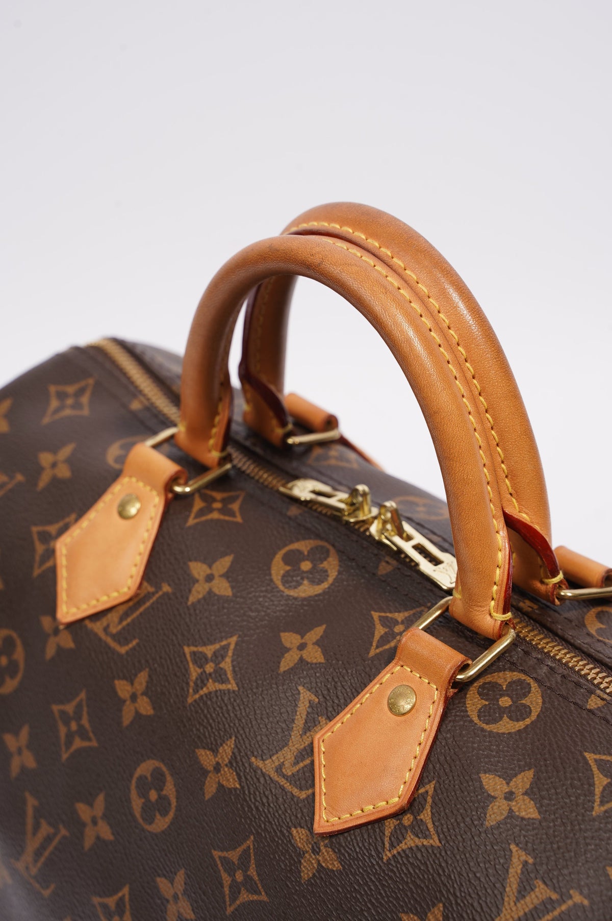 Louis Vuitton Womens Speedy Bandouliere Monogram Canvas 30
