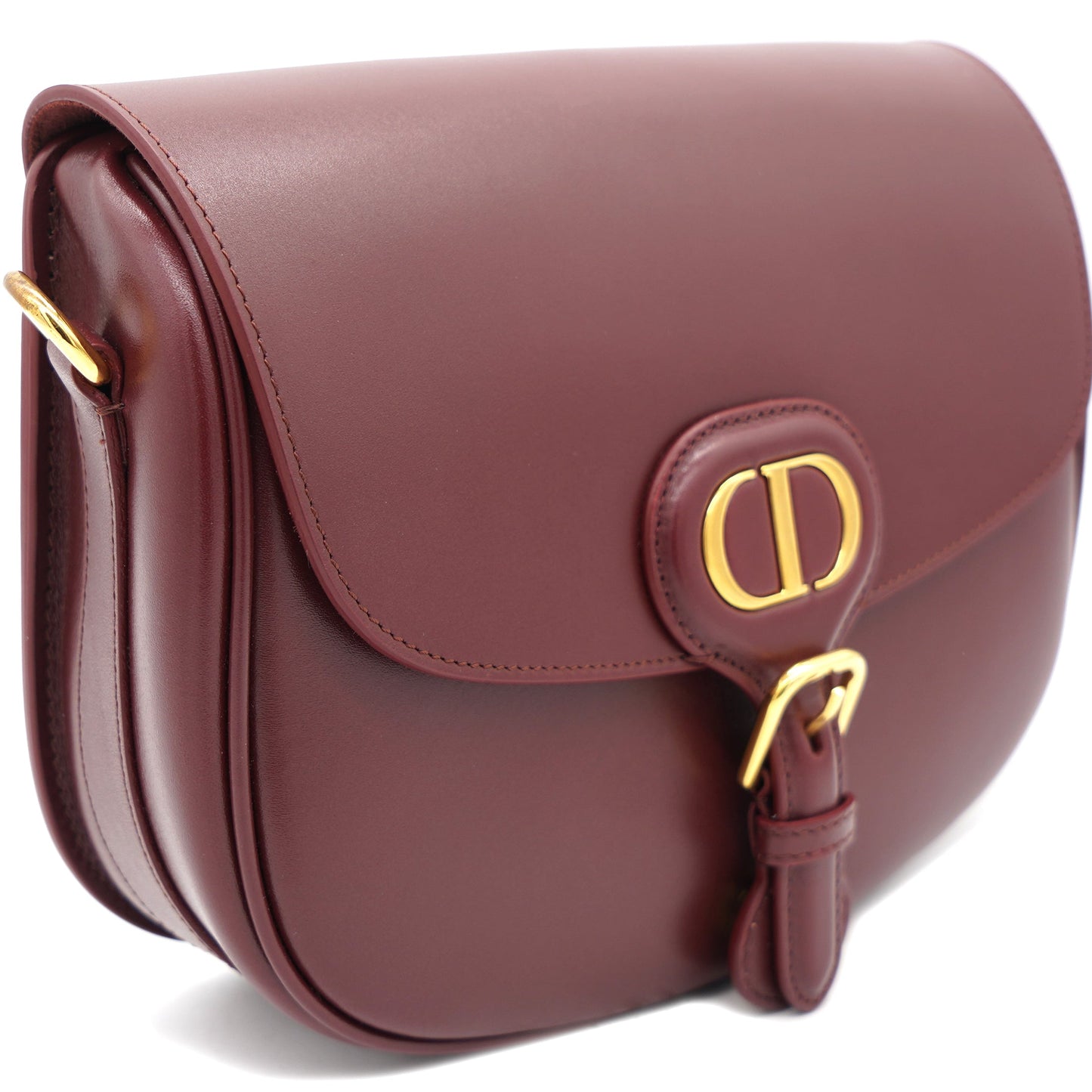 Dior Box Calfskin Medium Bobby Flap Dark Tan