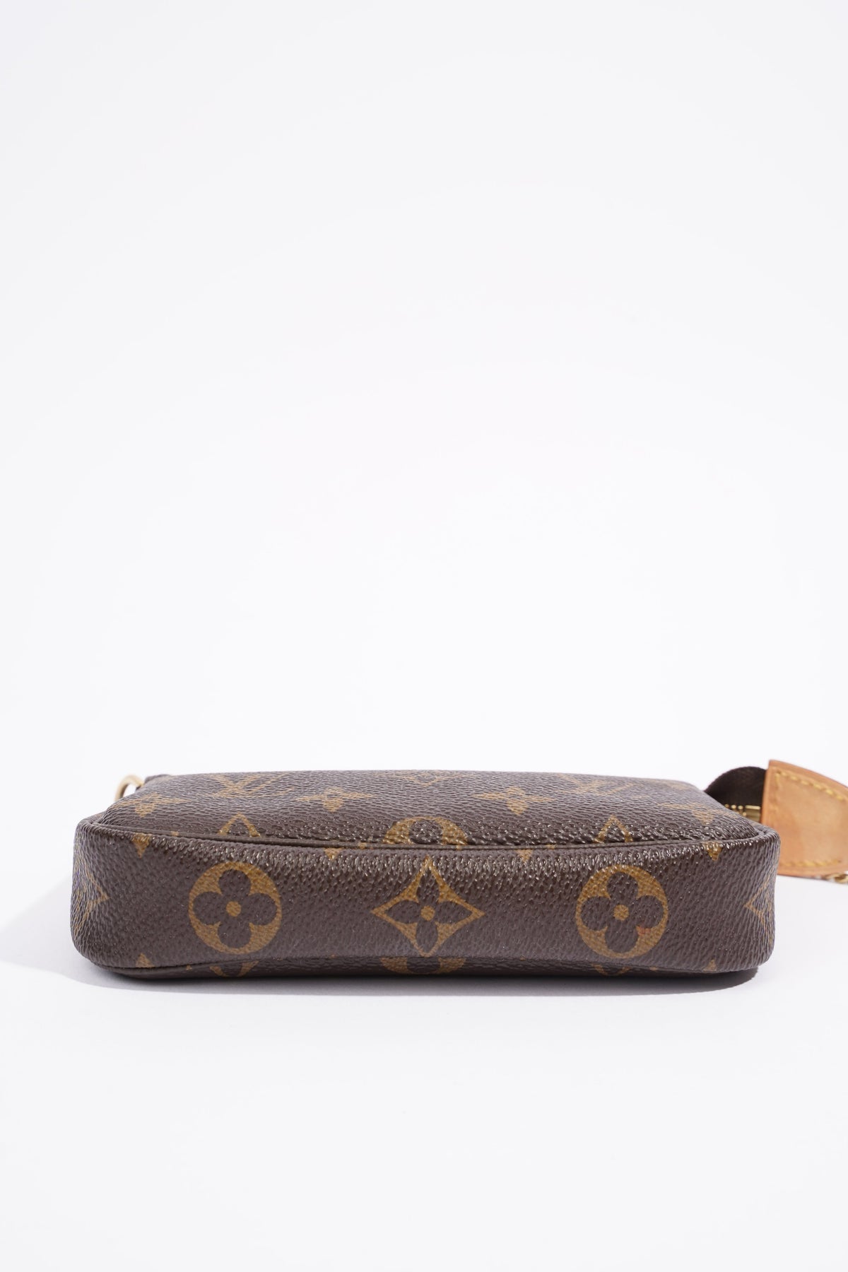 Louis Vuitton Womens Mini Pochette Bag Monogram Canvas