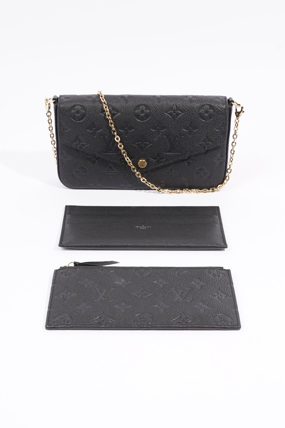 Louis Vuitton Pochette Felicie Empreinte Mono Leather