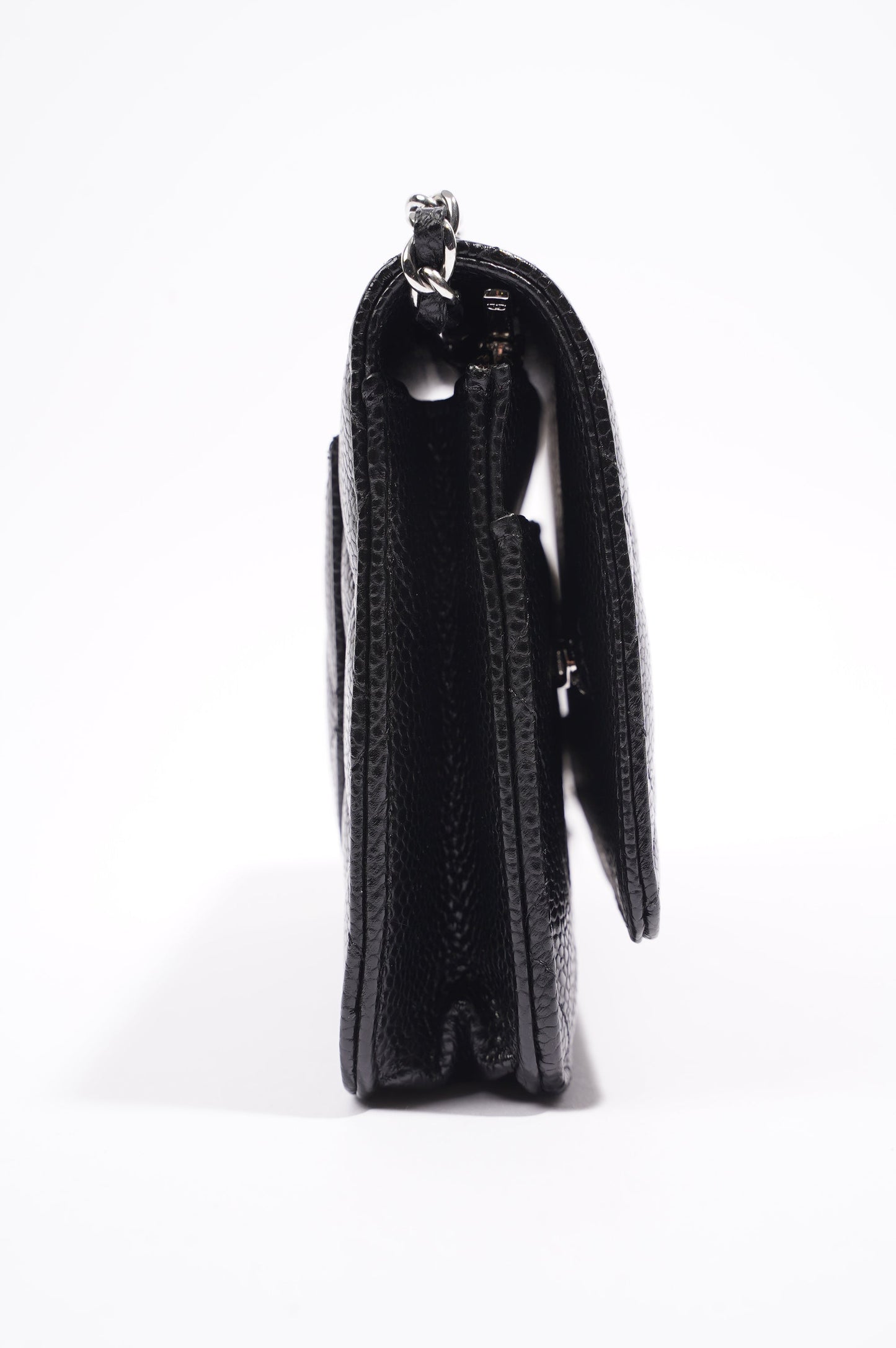 Chanel Wallet On Chain Black Caviar Leather