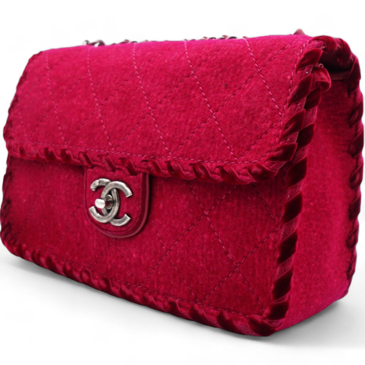 Chanel Fancy Felt Flap Dark
