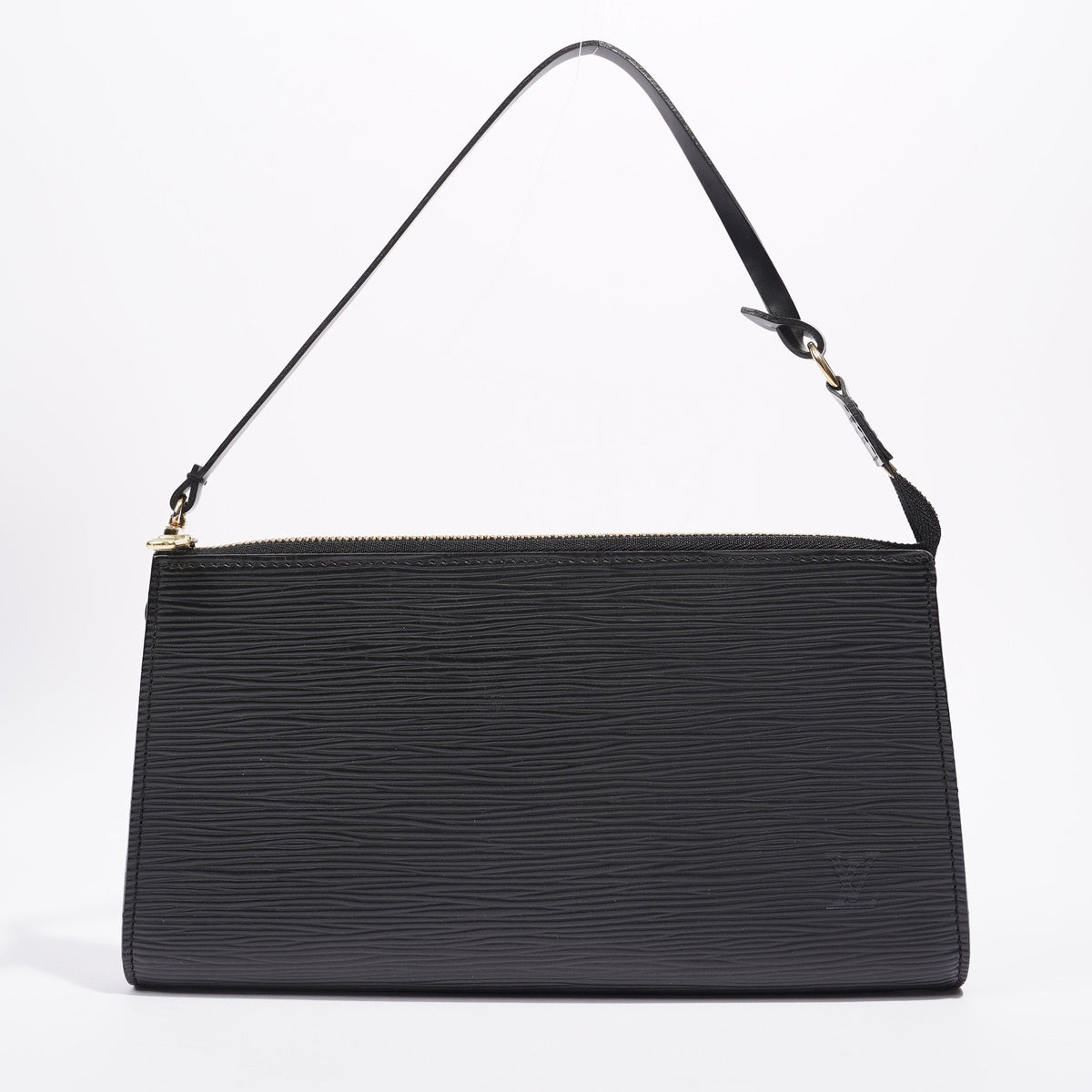 Louis Vuitton Womens Epi Pochette Accessoire Bag Black Epi Leather