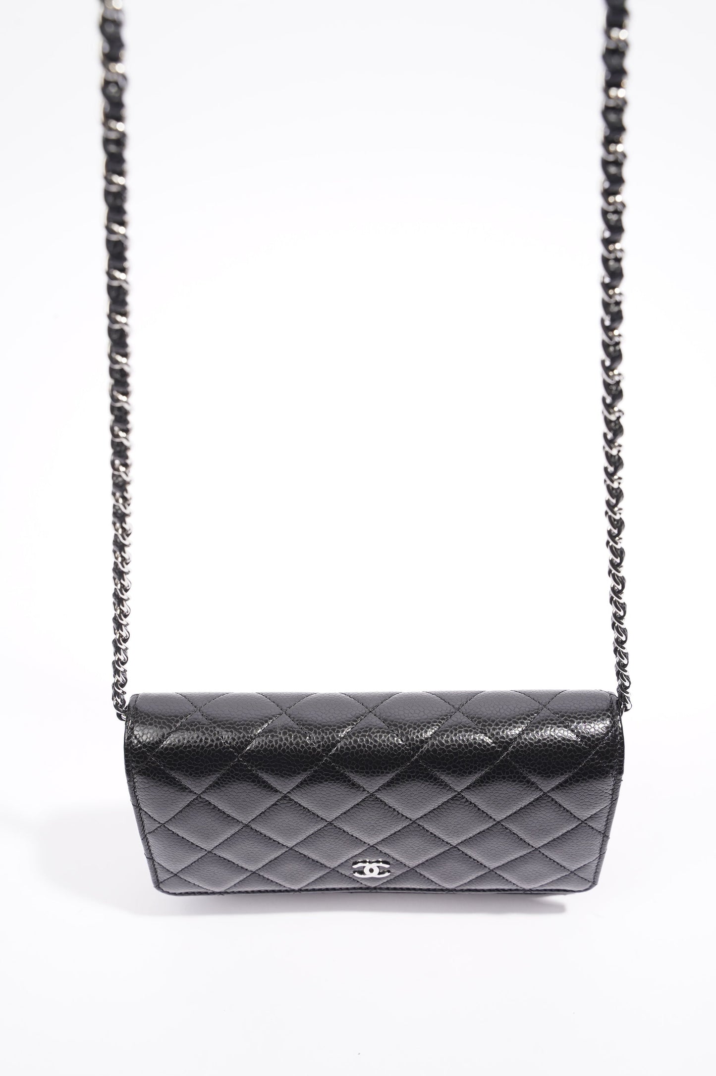 Chanel Wallet On Chain Black Caviar Leather
