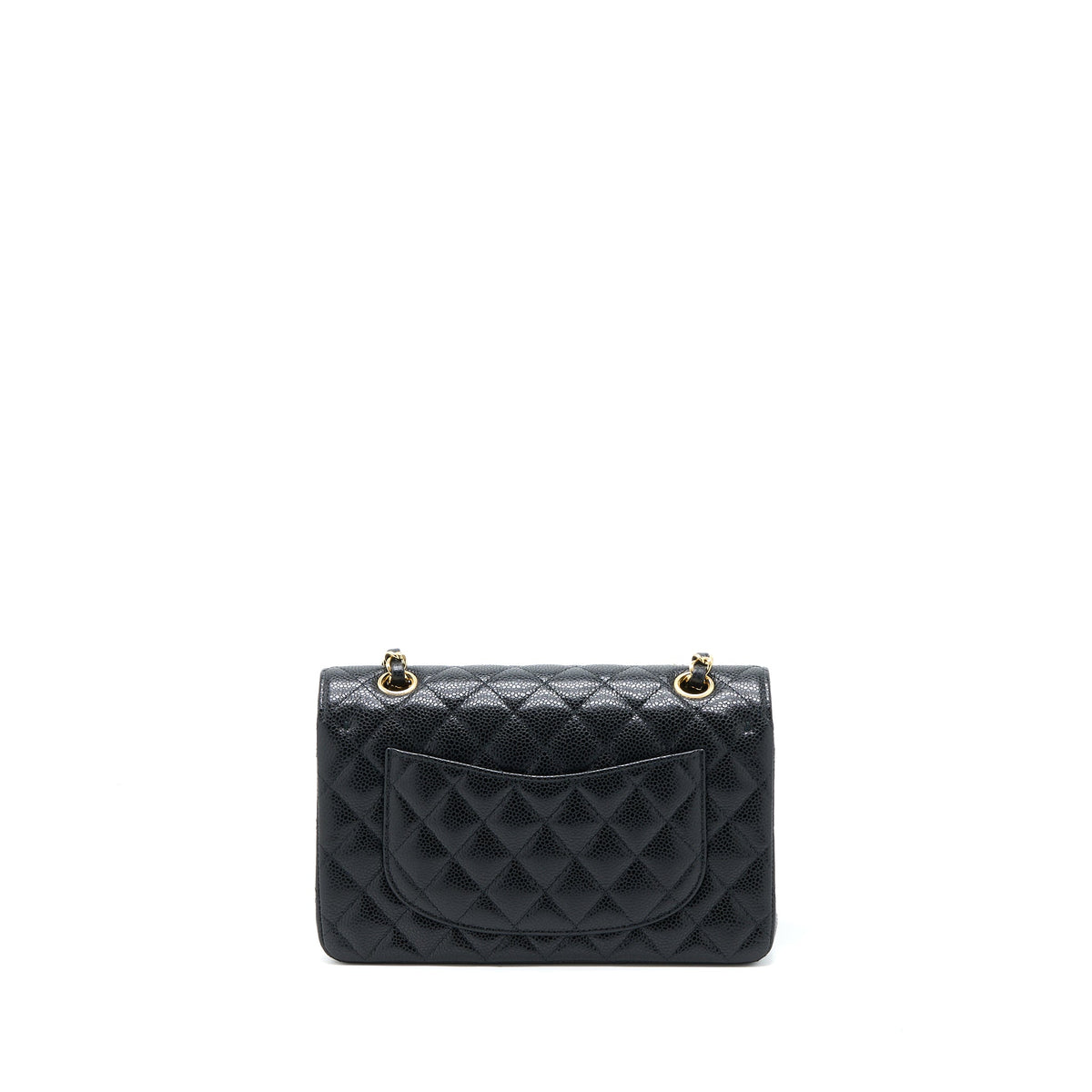 Chanel Small Classic Double Flap Bag Caviar Black GHW (Microchip)