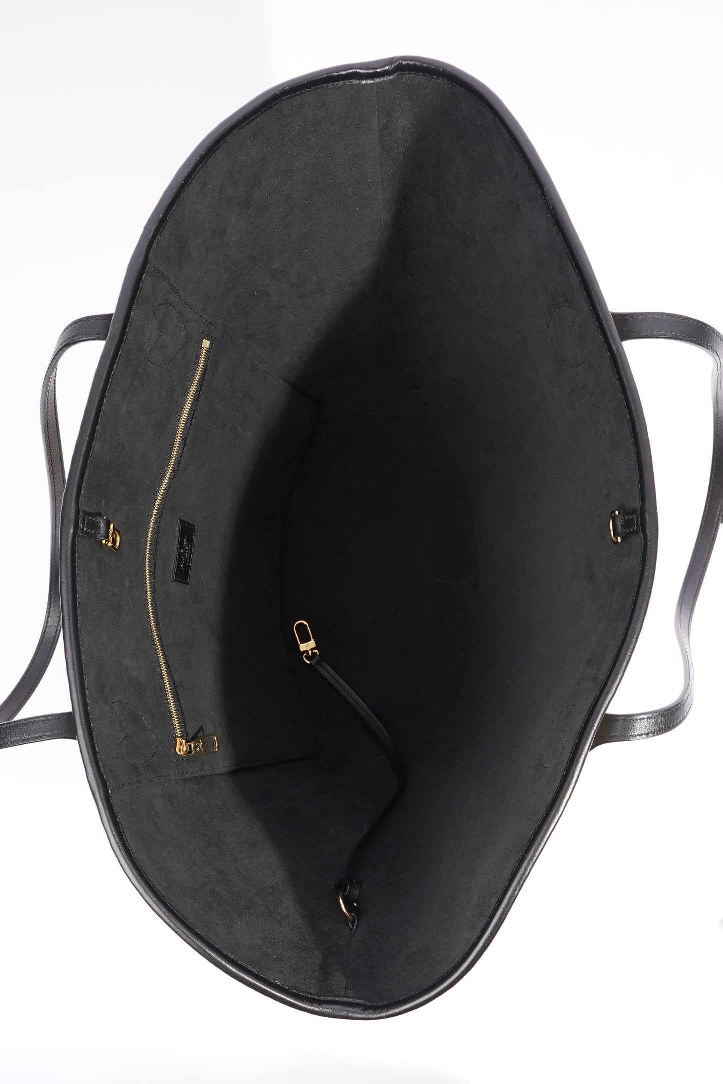 Louis Vuitton Womens Saint Jacques Tote Beige / Black Raffia