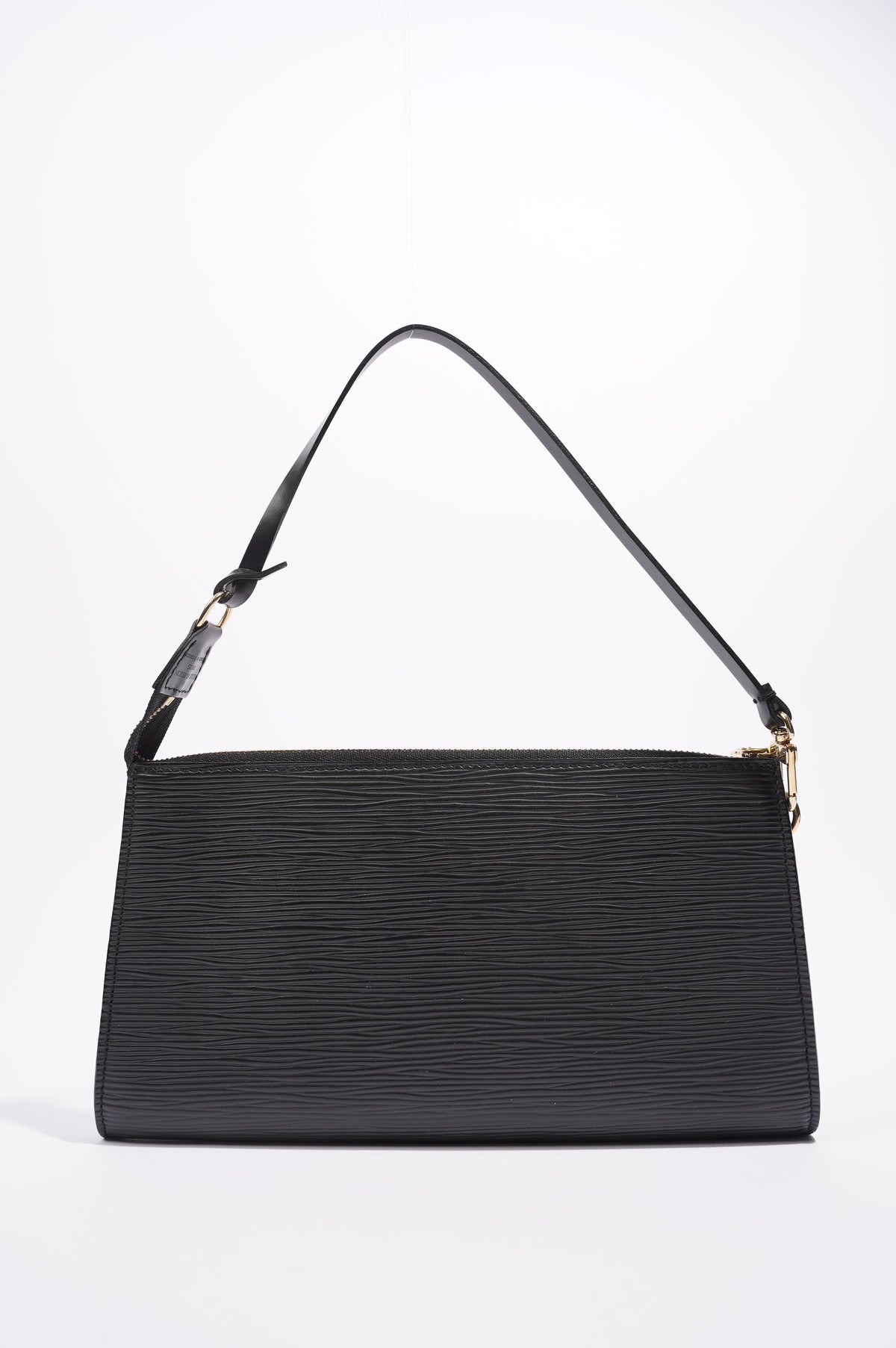 Louis Vuitton Womens Epi Pochette Accessoire Bag Black Epi Leather