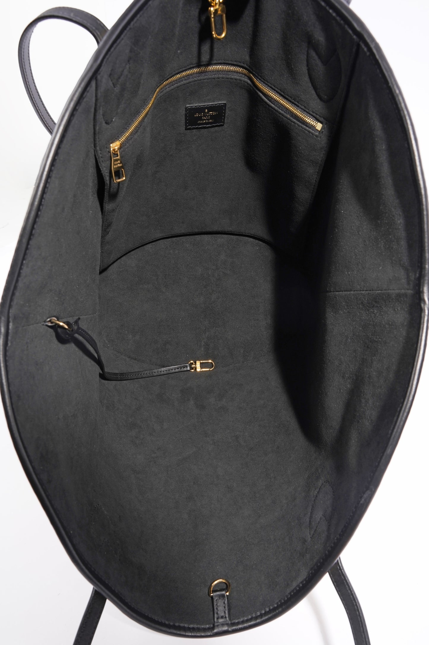 Louis Vuitton Womens Saint Jacques Tote Beige / Black Raffia