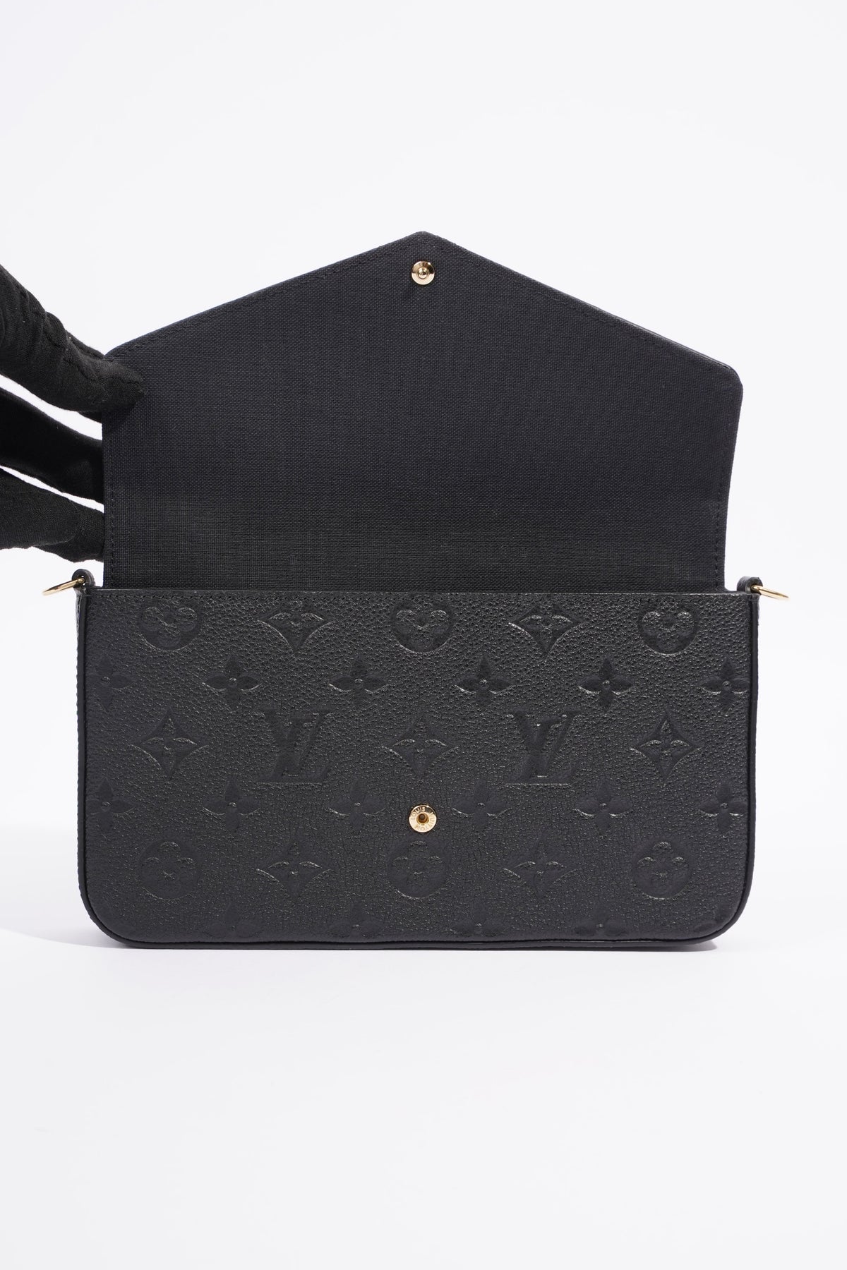 Louis Vuitton Pochette Felicie Empreinte Mono Leather