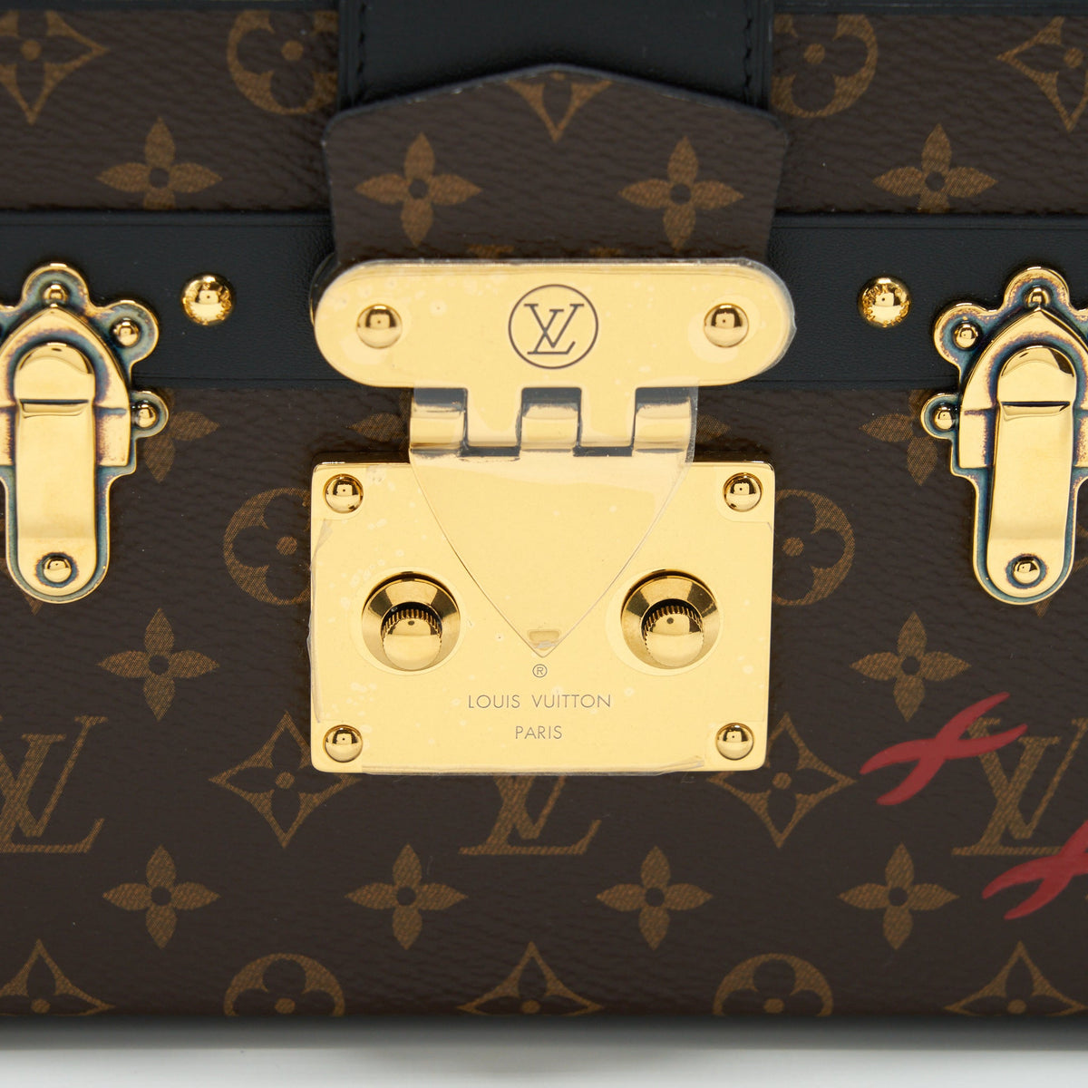 Louis Vuitton Petite Malle Monogram Canvas GHW