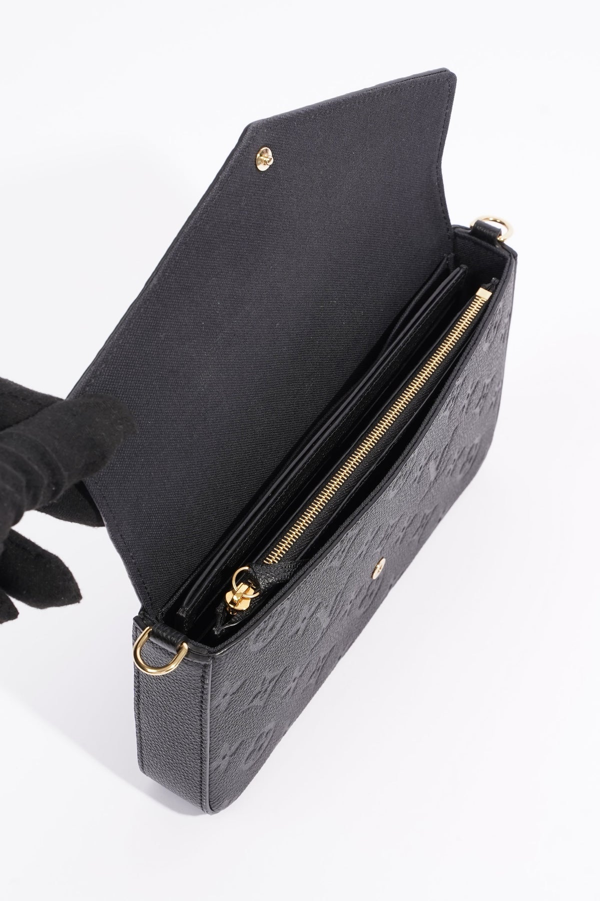 Louis Vuitton Pochette Felicie Empreinte Mono Leather