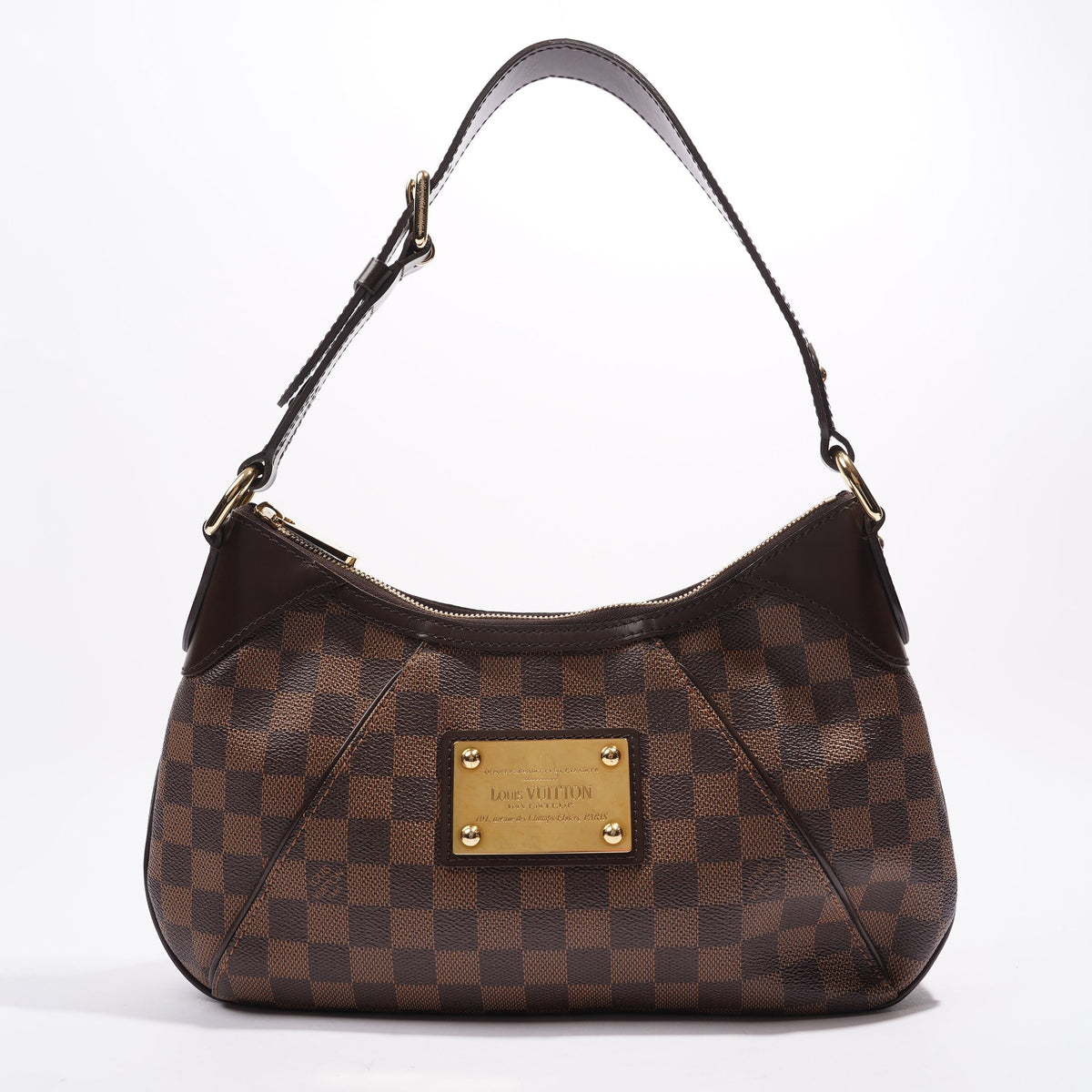 Louis Vuitton Thames Bag Damier Ebene Canvas PM