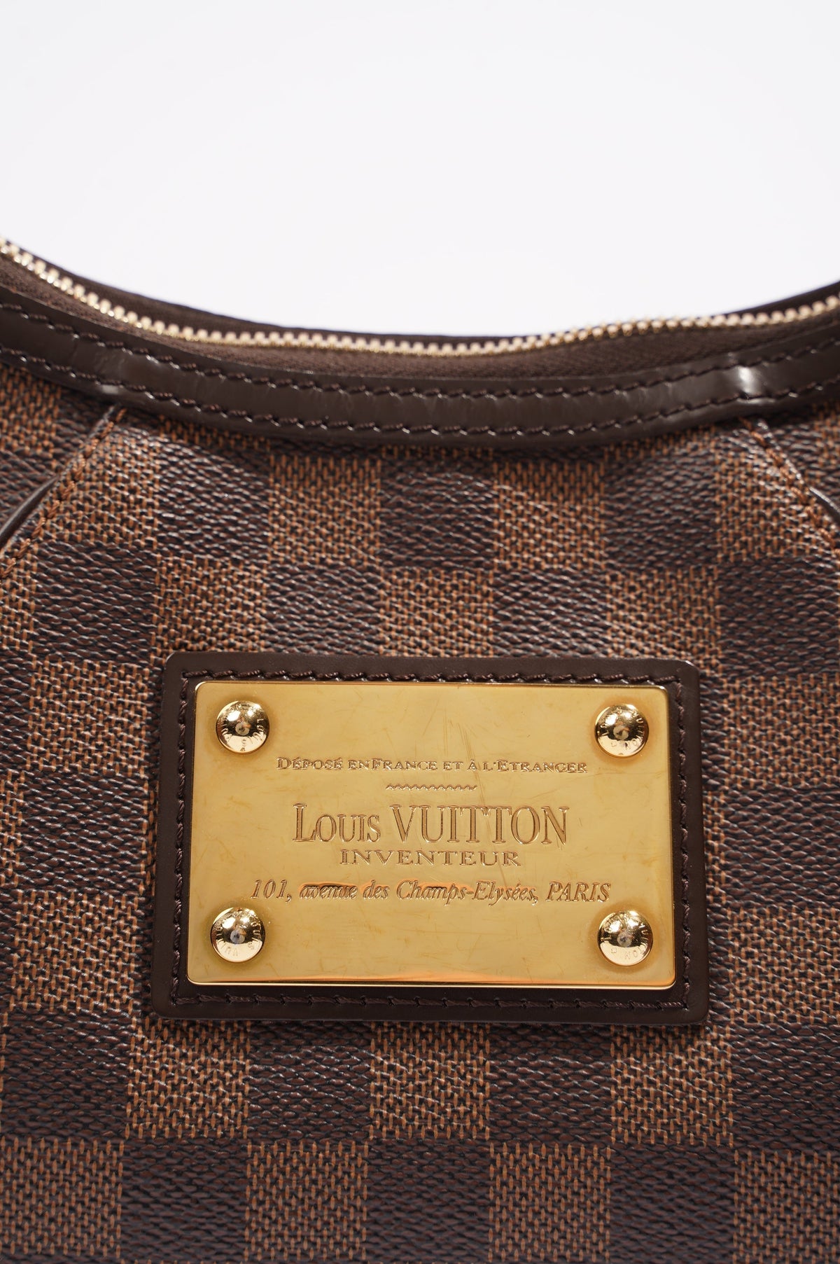 Louis Vuitton Thames Bag Damier Ebene Canvas PM