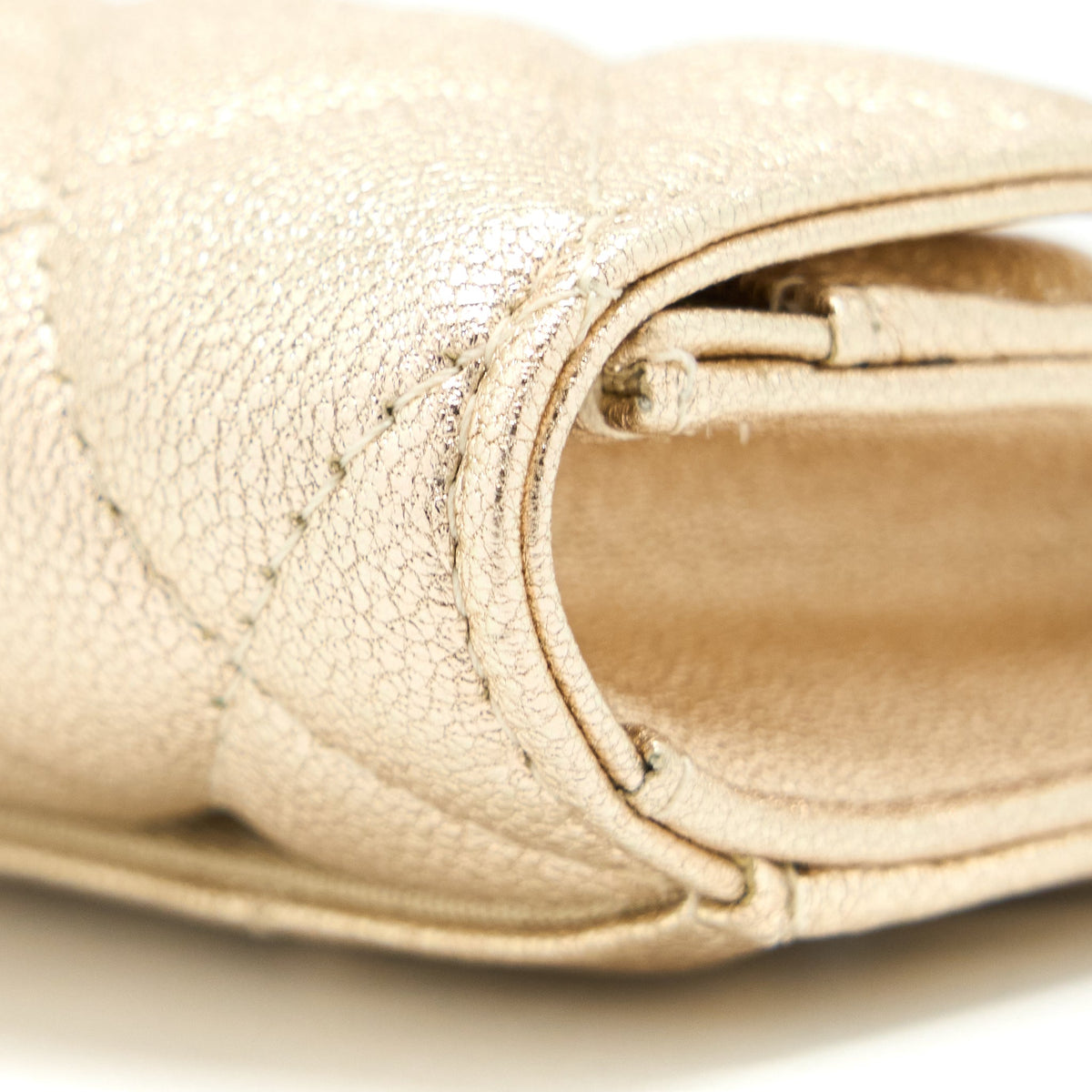 Chanel Quilted Classic Flap  Holder Lambskin Gold LGHW