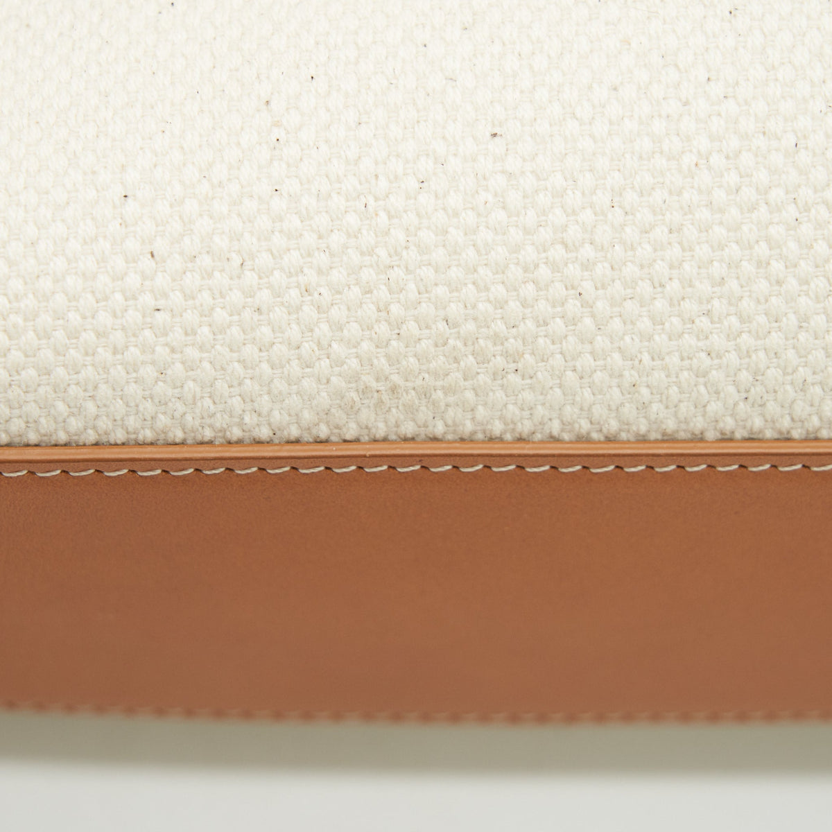 Celine small Vertical Cabas Canvas with celine print and calfskin