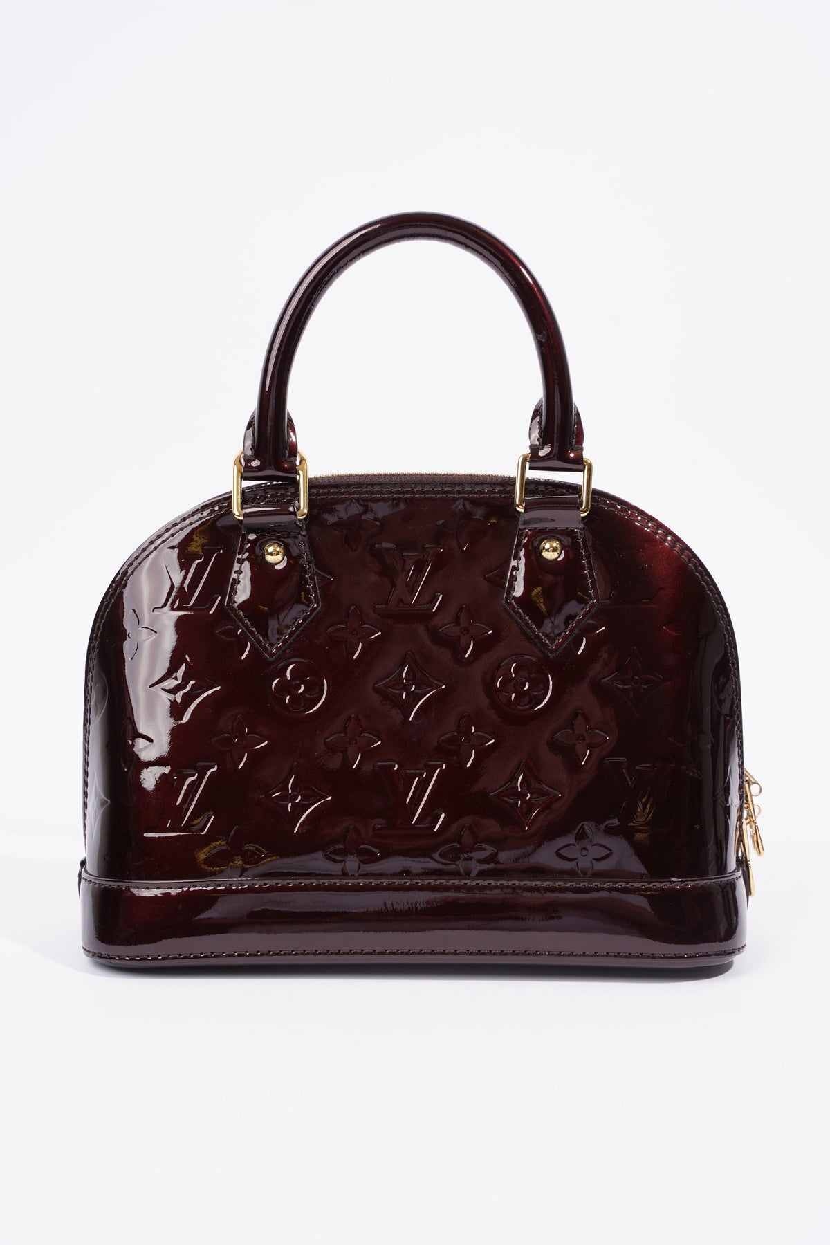 Louis Vuitton Womens Alma Vernis BB Amarante
