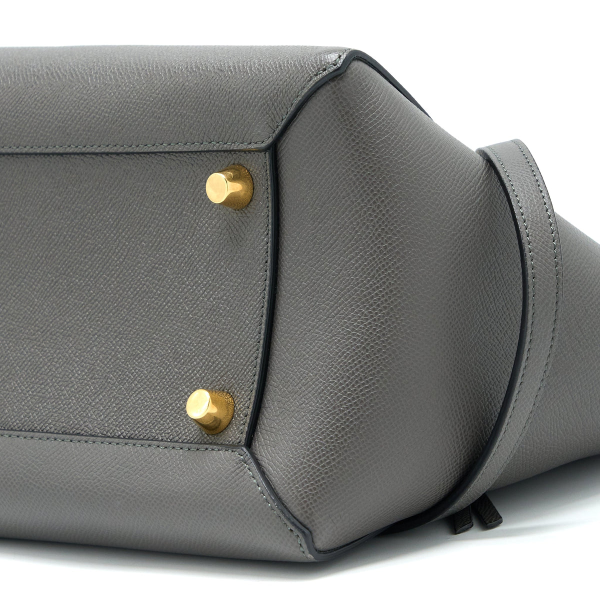 Celine Mini Belt Bag Grained Calfskin Grey GHW