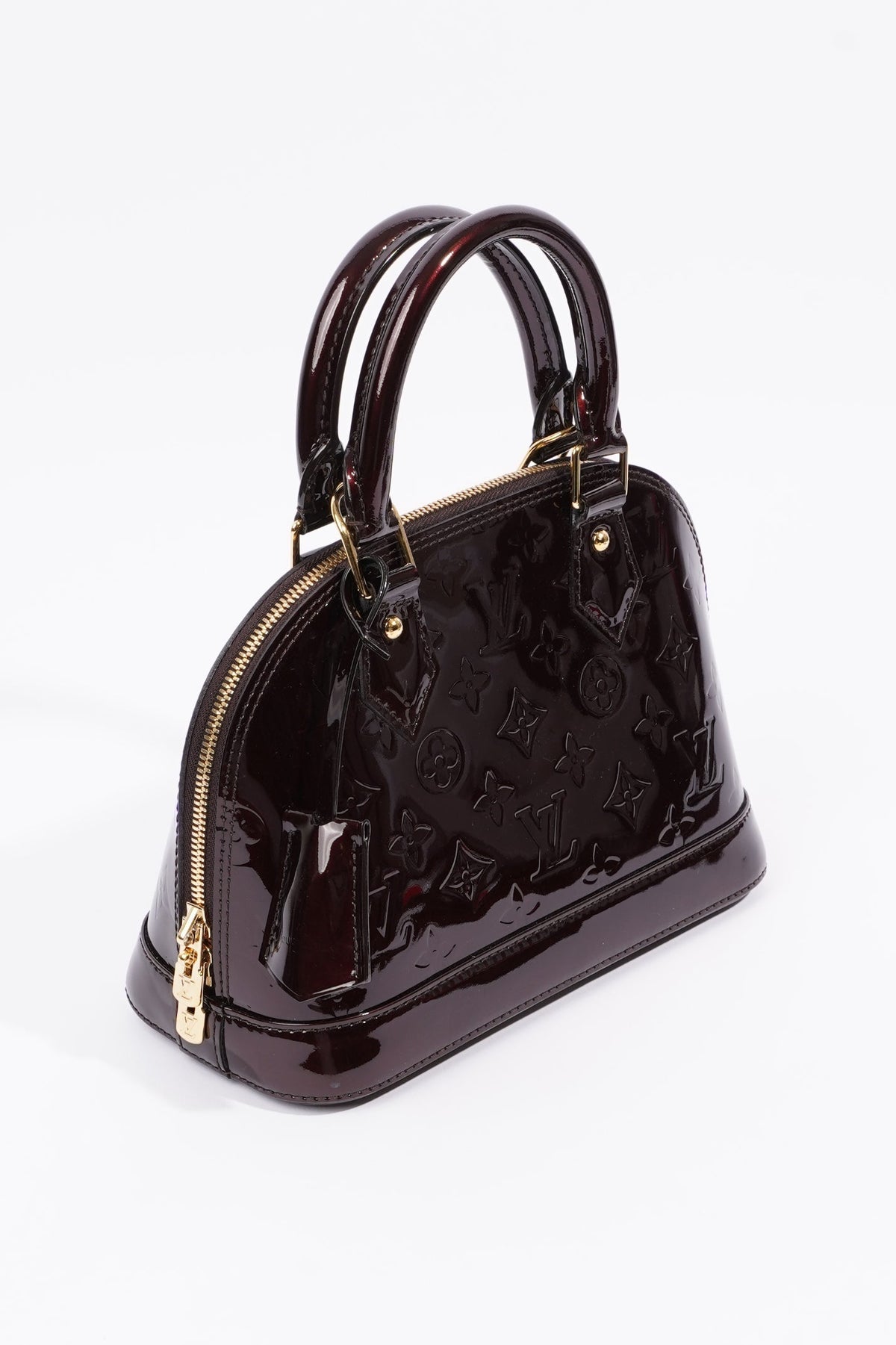 Louis Vuitton Womens Alma Vernis BB Amarante