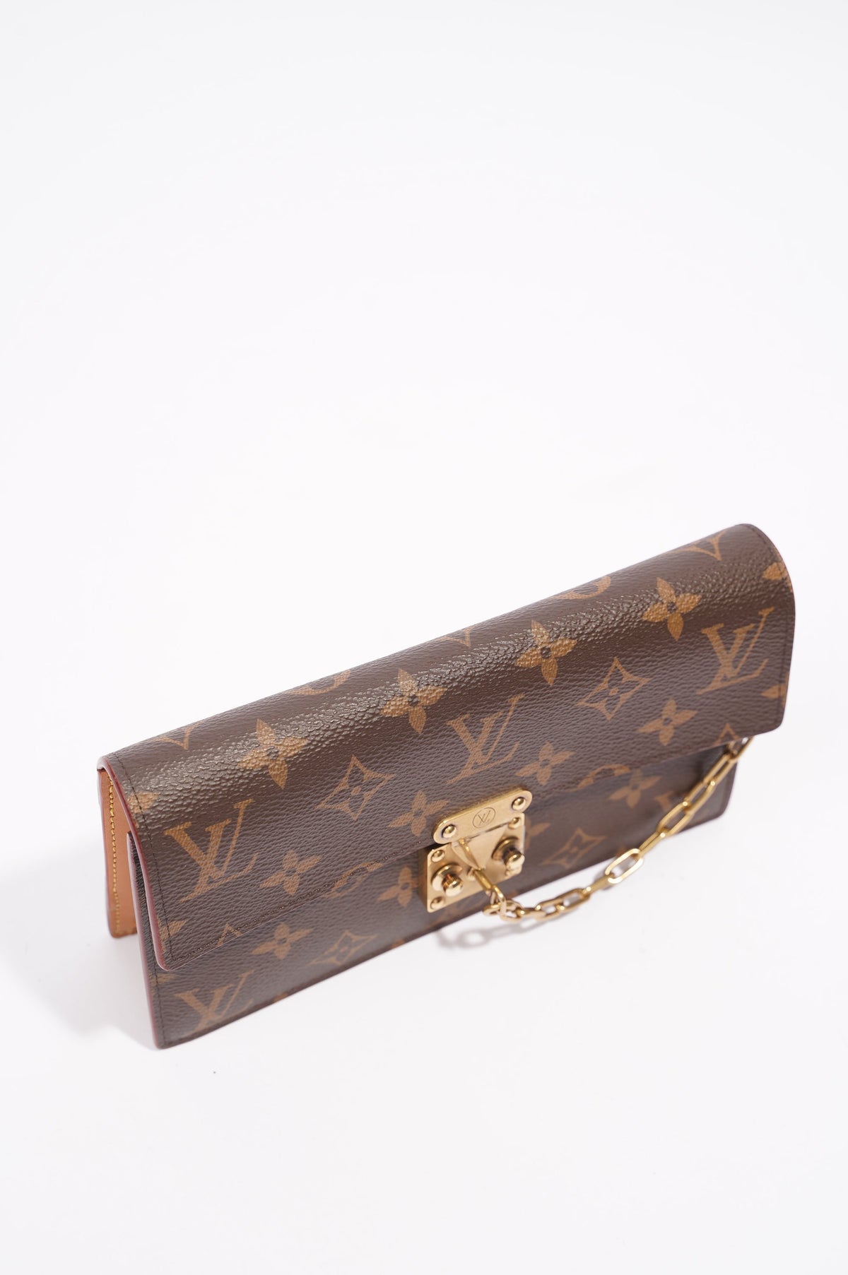 Louis Vuitton Womens S Lock Belt Pouch Monogram Canvas