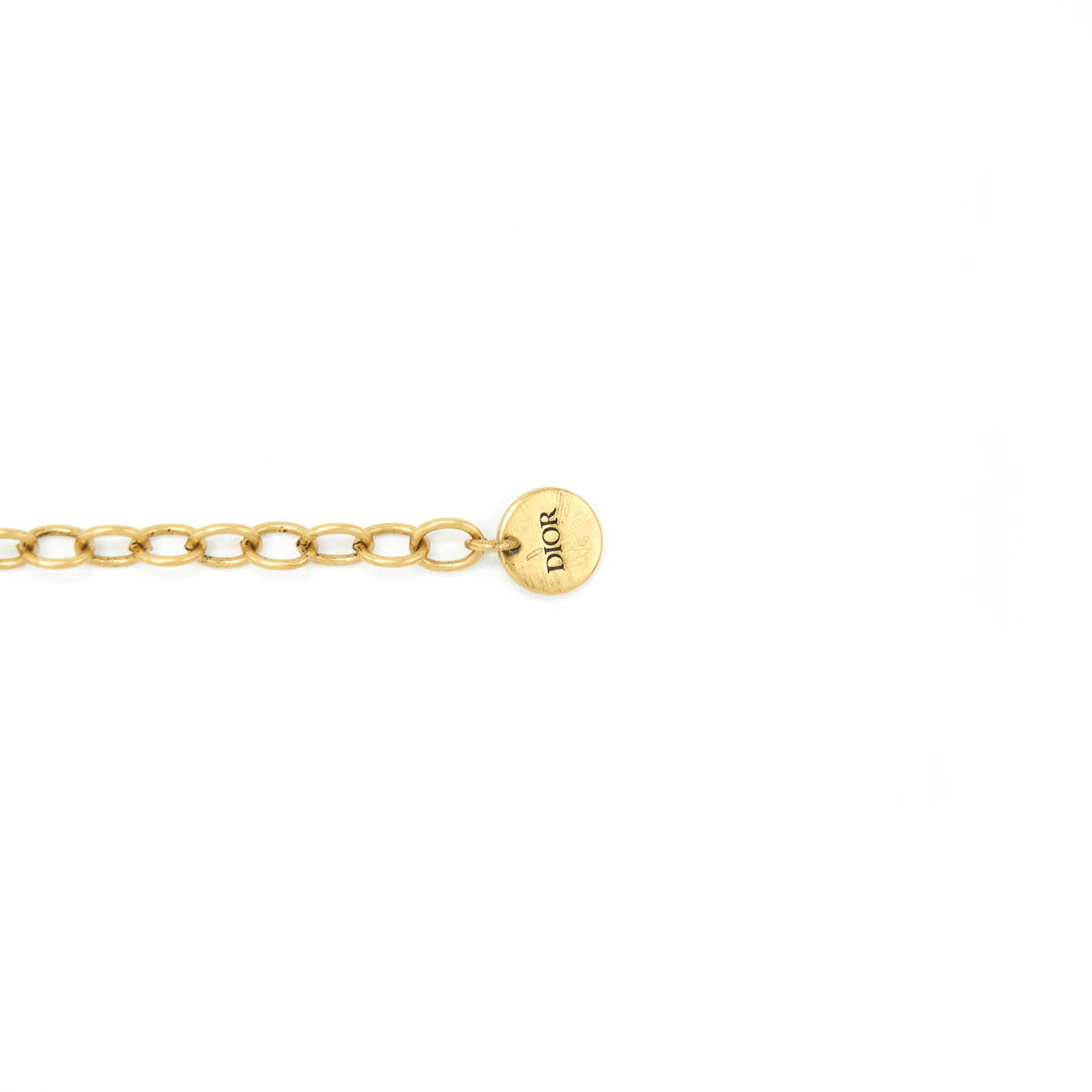 Dior J’adior Choker Antique Gold-Finish Metal