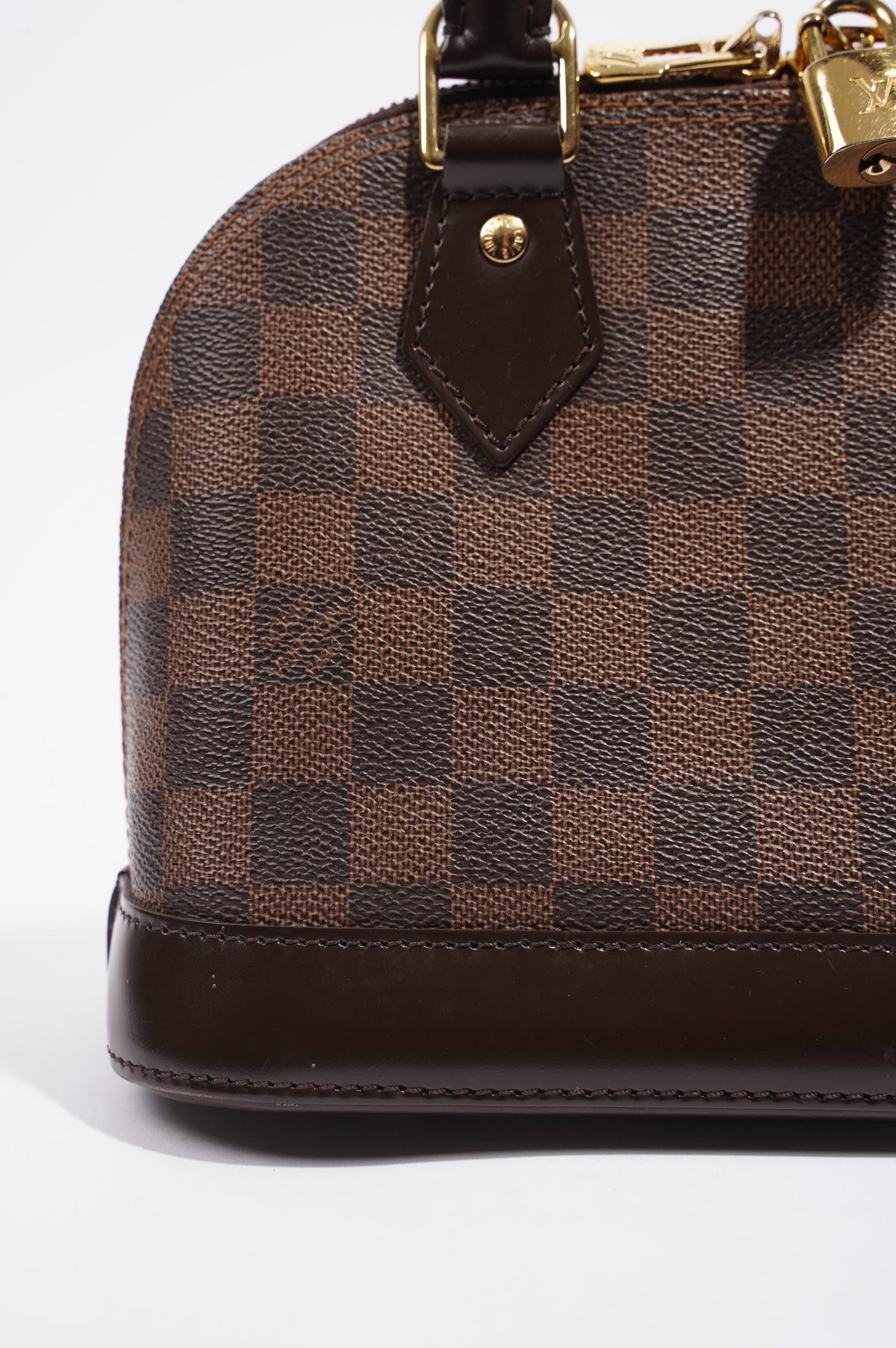 Louis Vuitton Womens Alma Damier Ebene BB