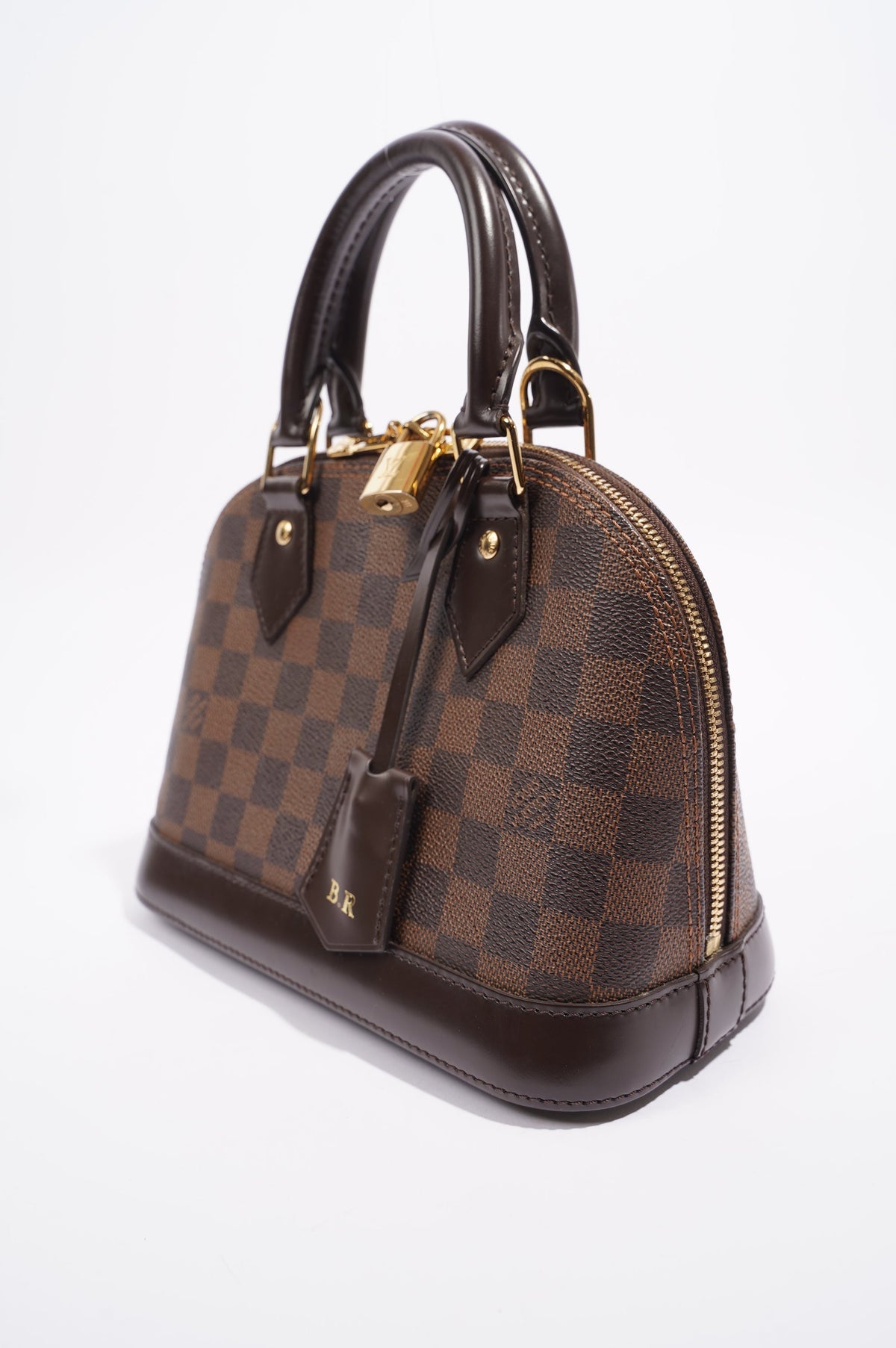 Louis Vuitton Womens Alma Damier Ebene BB