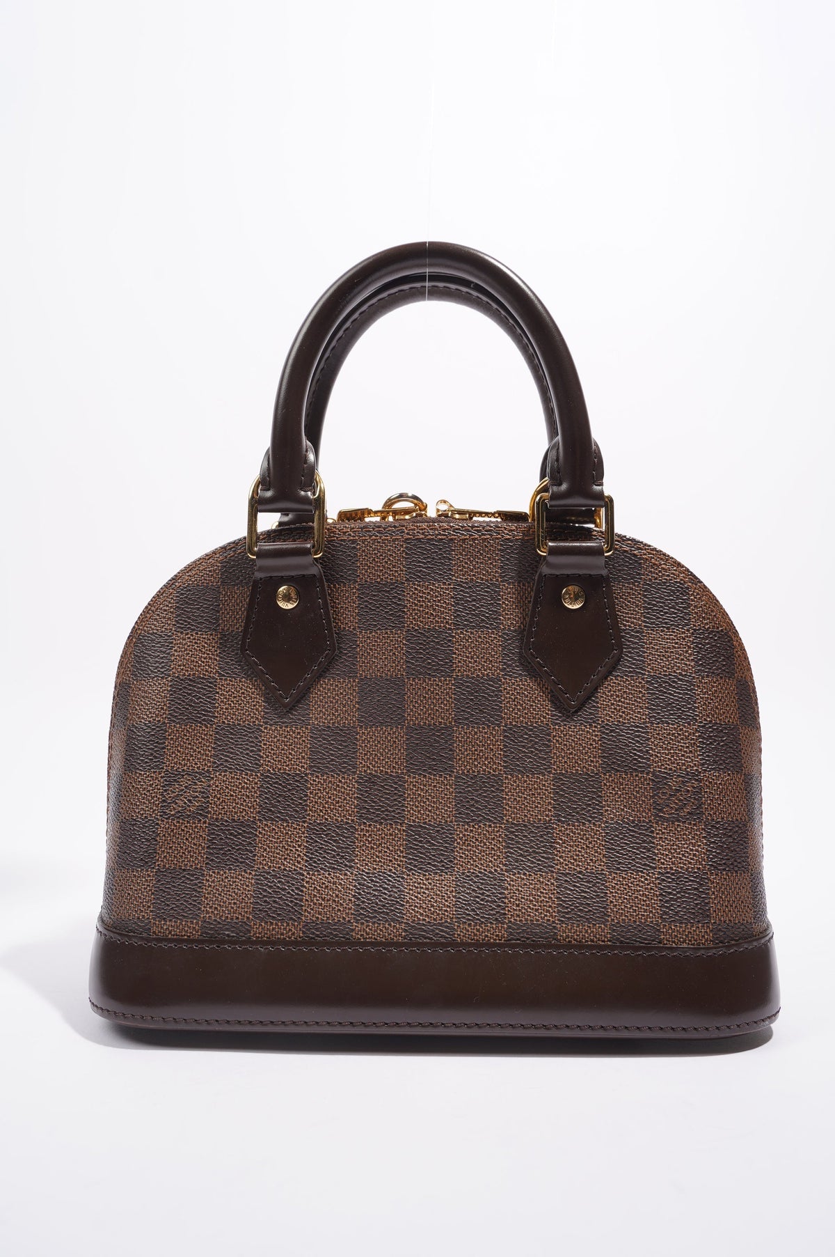 Louis Vuitton Womens Alma Damier Ebene BB