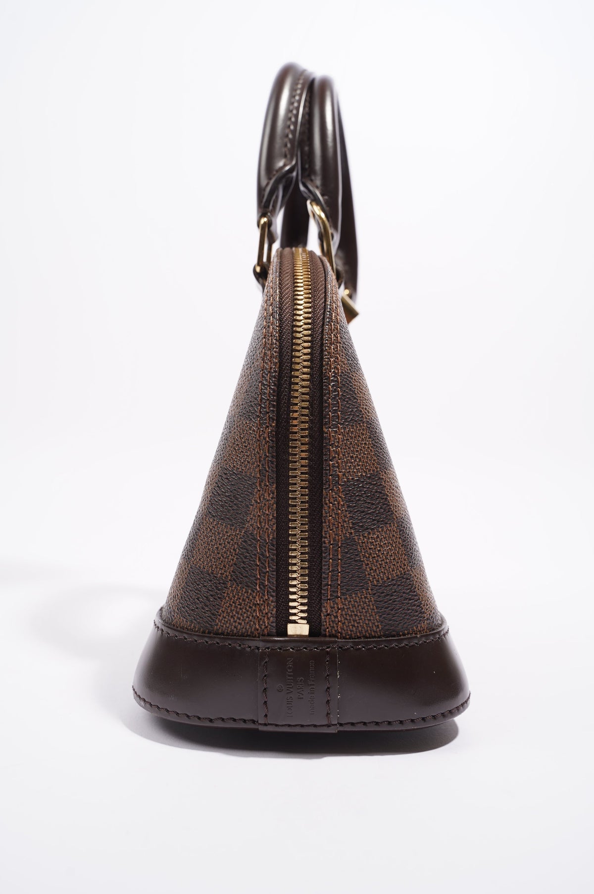 Louis Vuitton Womens Alma Damier Ebene BB