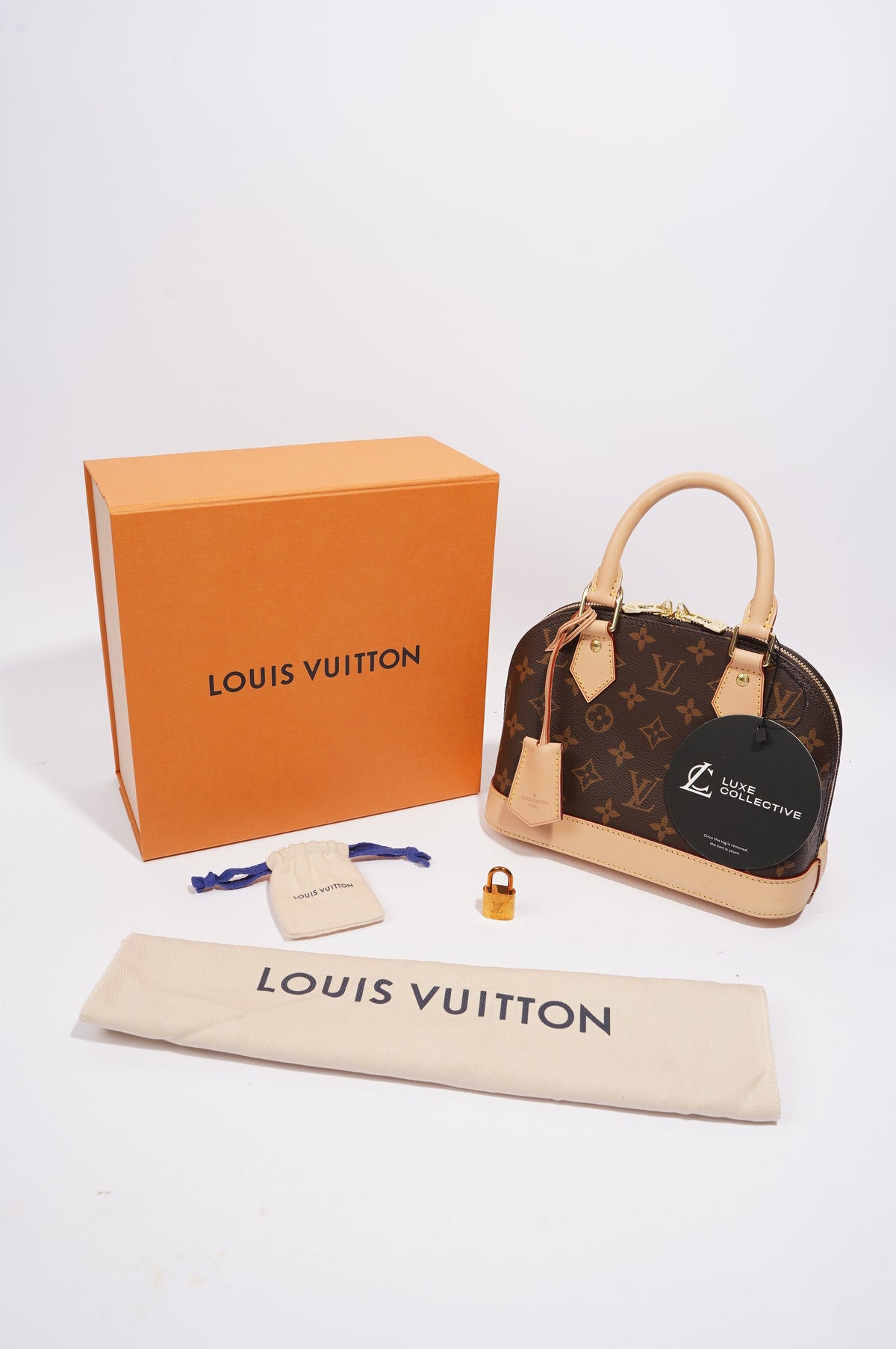 Louis Vuitton Womens Alma Monogram Canvas BB