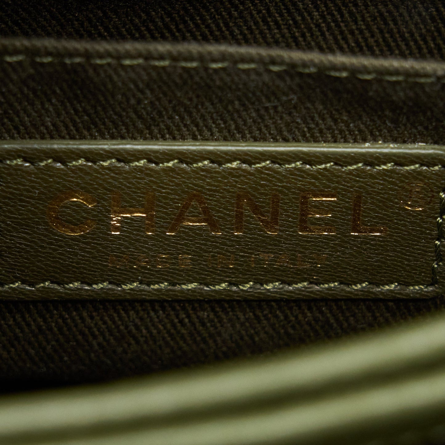 Chanel Small Top Handle Tote Calfskin Green LGHW