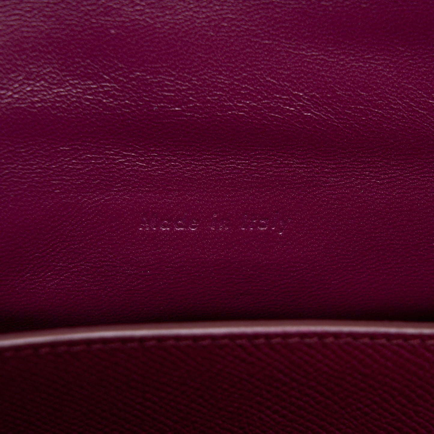 Celine Compact Trotteur Crossbody Shoulder Bag Dark Purple GHW