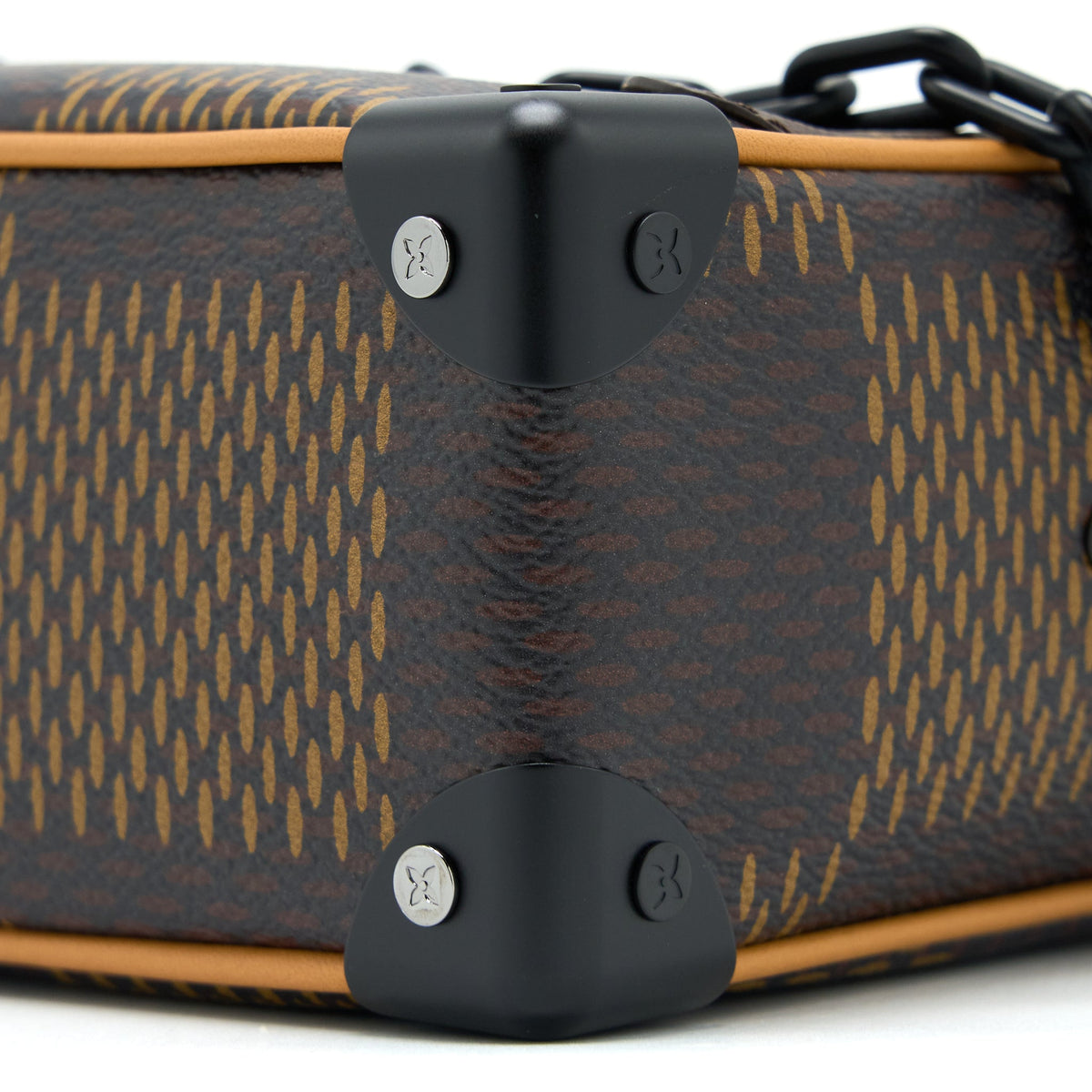 Louis Vuitton X Nigo Mini Soft Trunk Damier Ebene Matte Black Hardware
