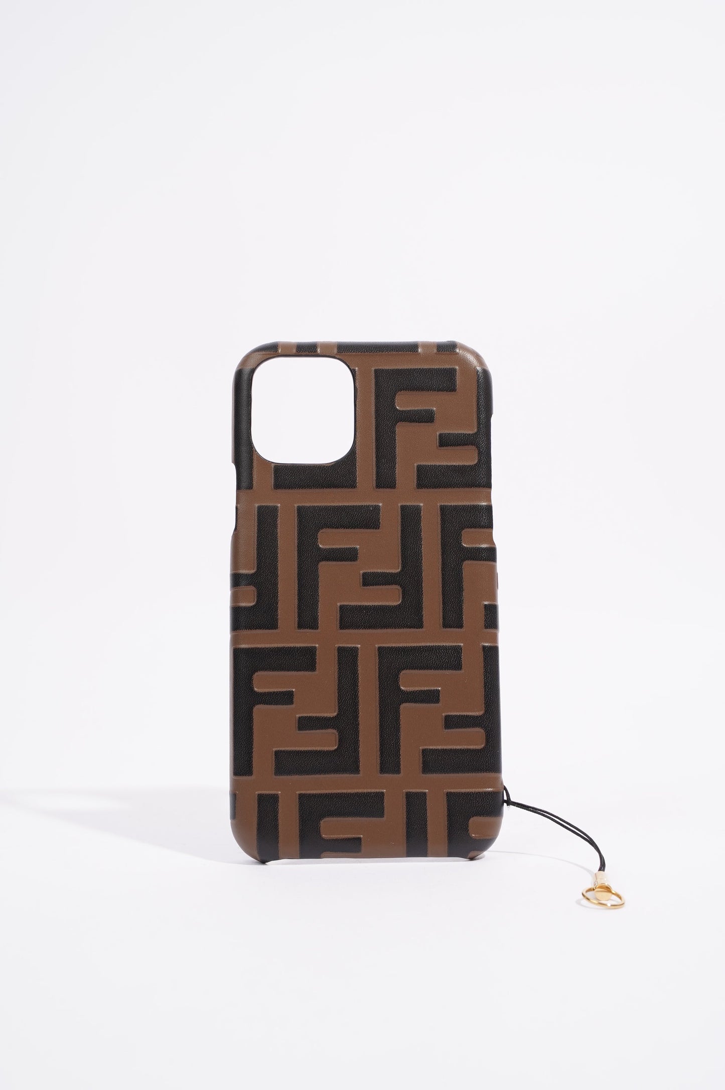 Fendi Womens Iphone 11 Pro Case Monogram Acetate