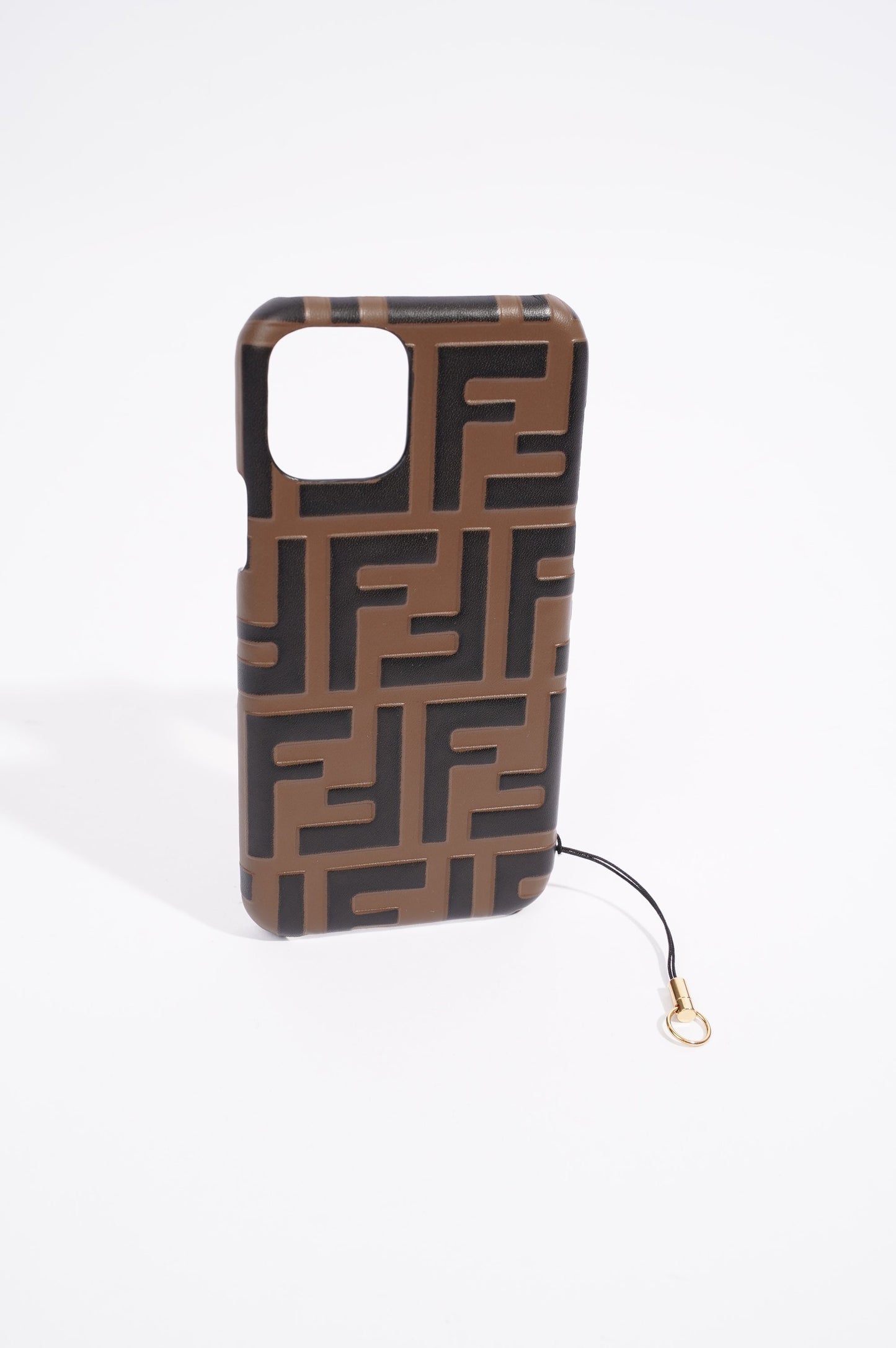 Fendi Womens Iphone 11 Pro Case Monogram Acetate