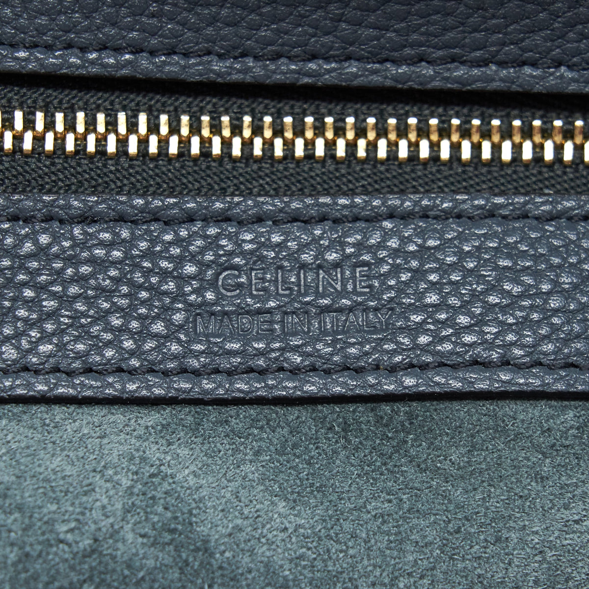 Celine Cabas Phantom Grained Calfskin